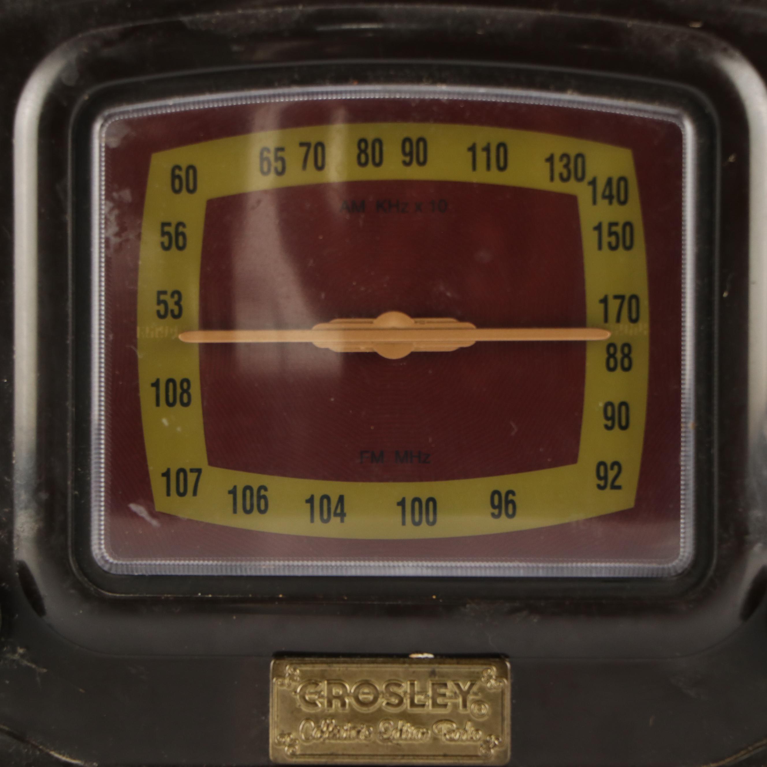 Limited Edition Crosley Collector's Edition CR-4 AM/FM Radio Cassette Player