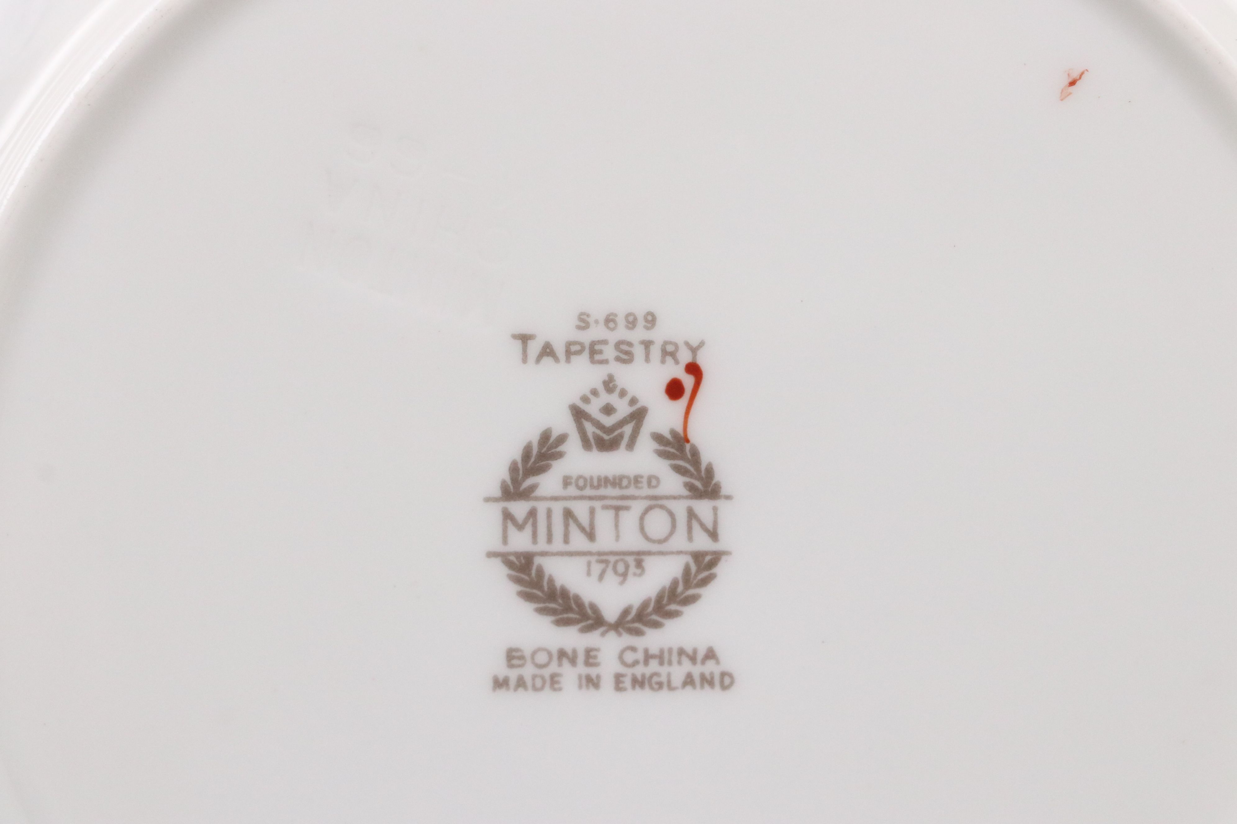 Minton "Tapestry" Bone China Dinnerware, 1957-1970