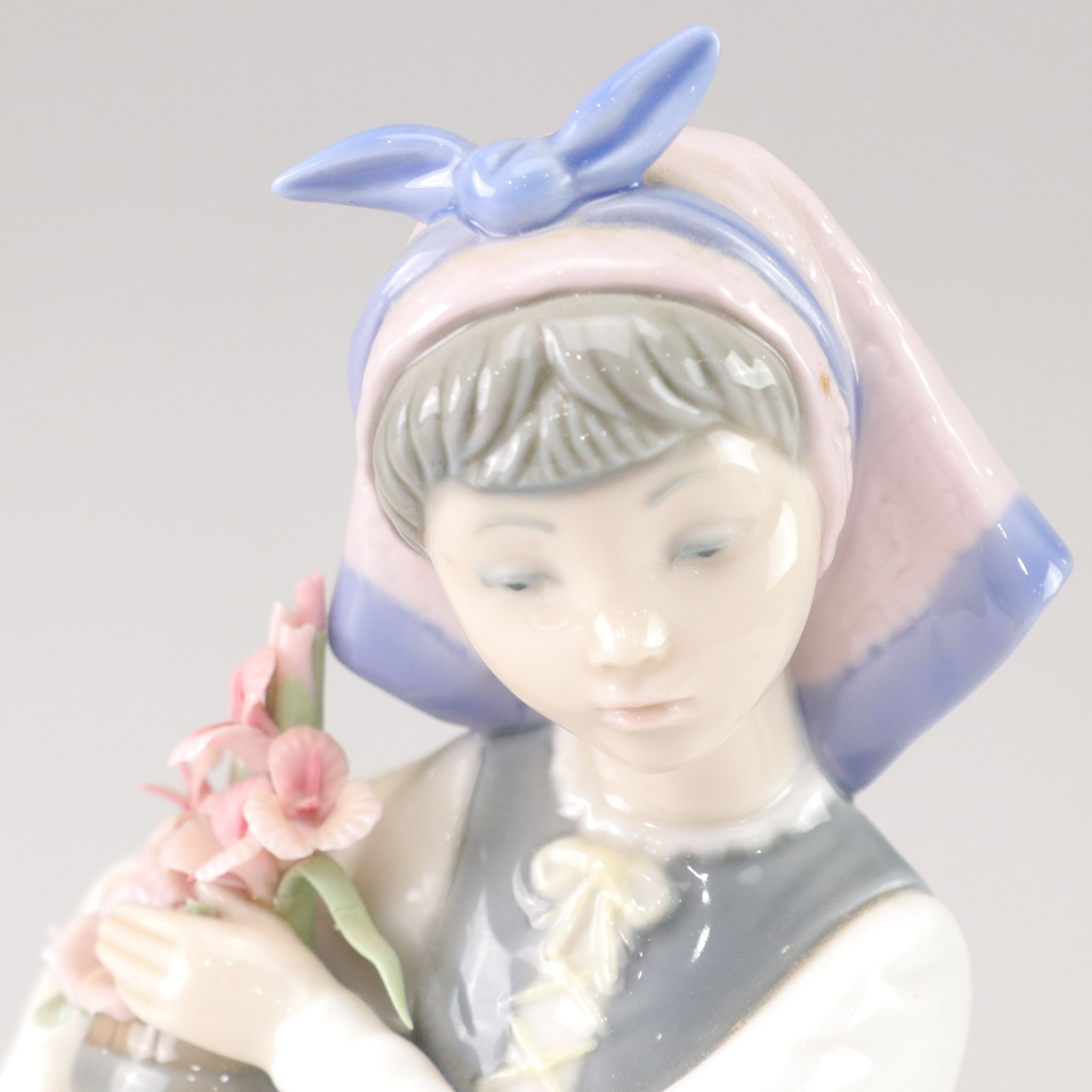 Lladró "Budding Blossoms" Porcelain Figurine, 1980s