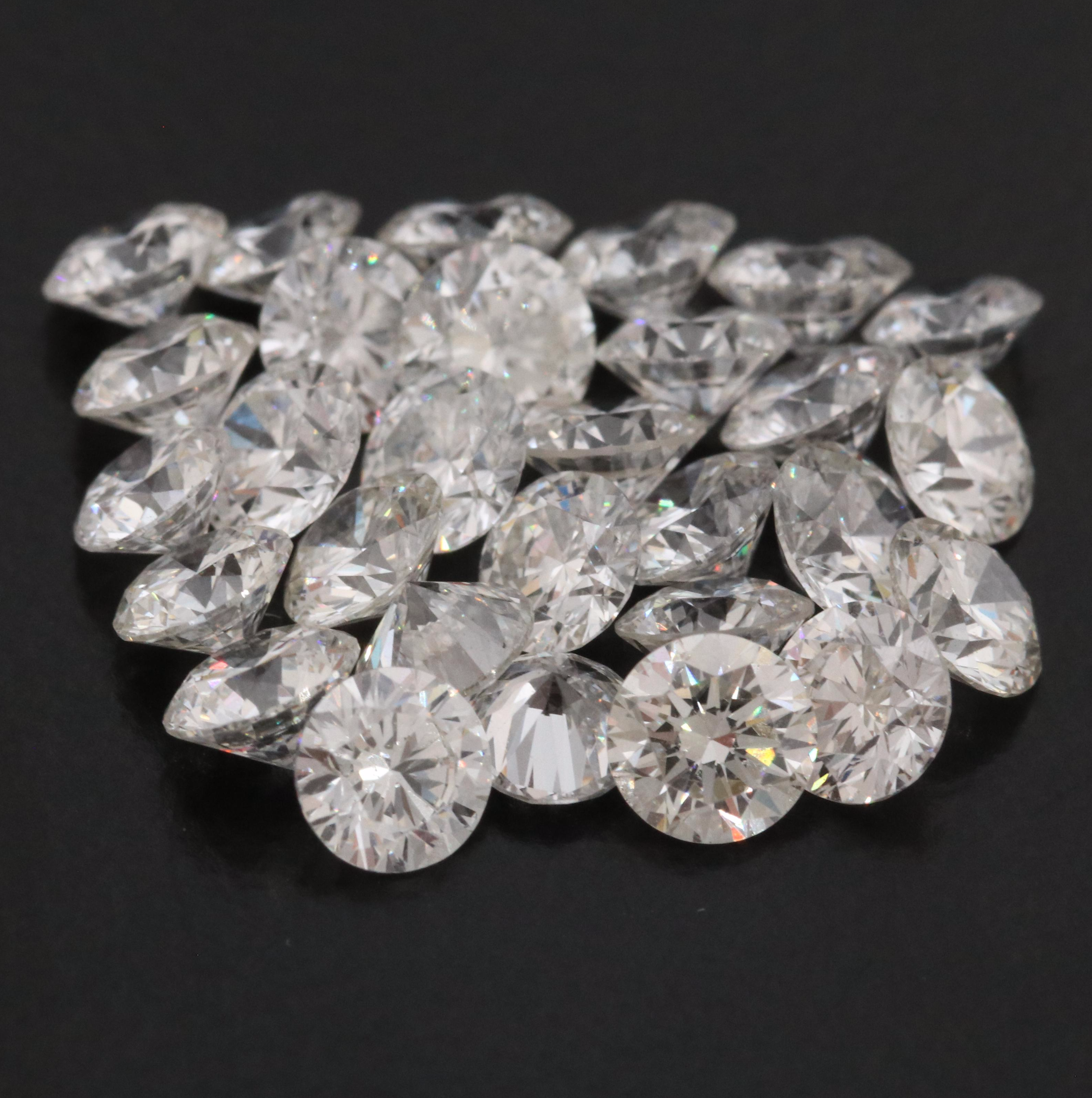 Loose 5.79 CTW Lab Grown Diamond Lot