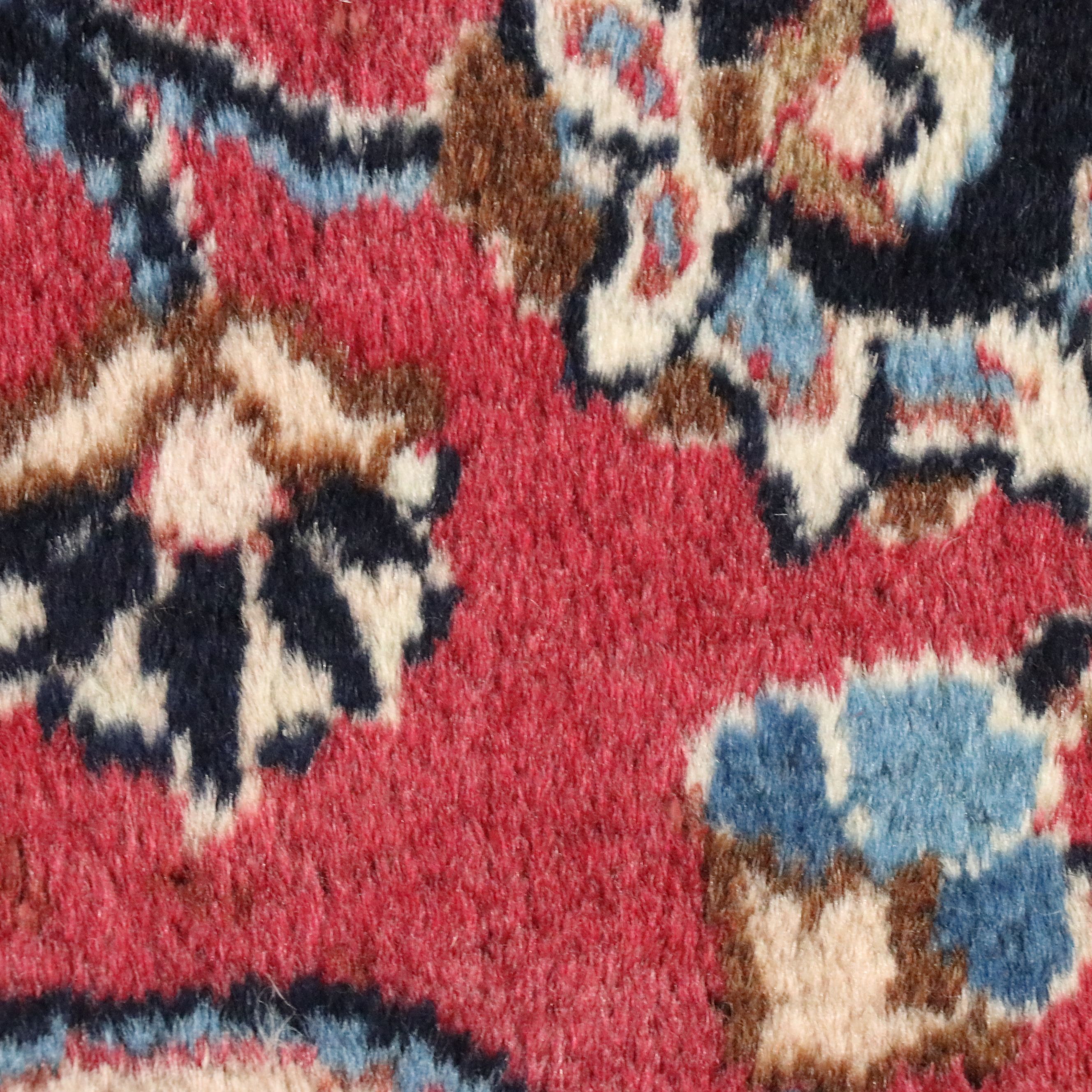 6'2 x 9'6 Hand-Knotted Persian Mashad Area Rug