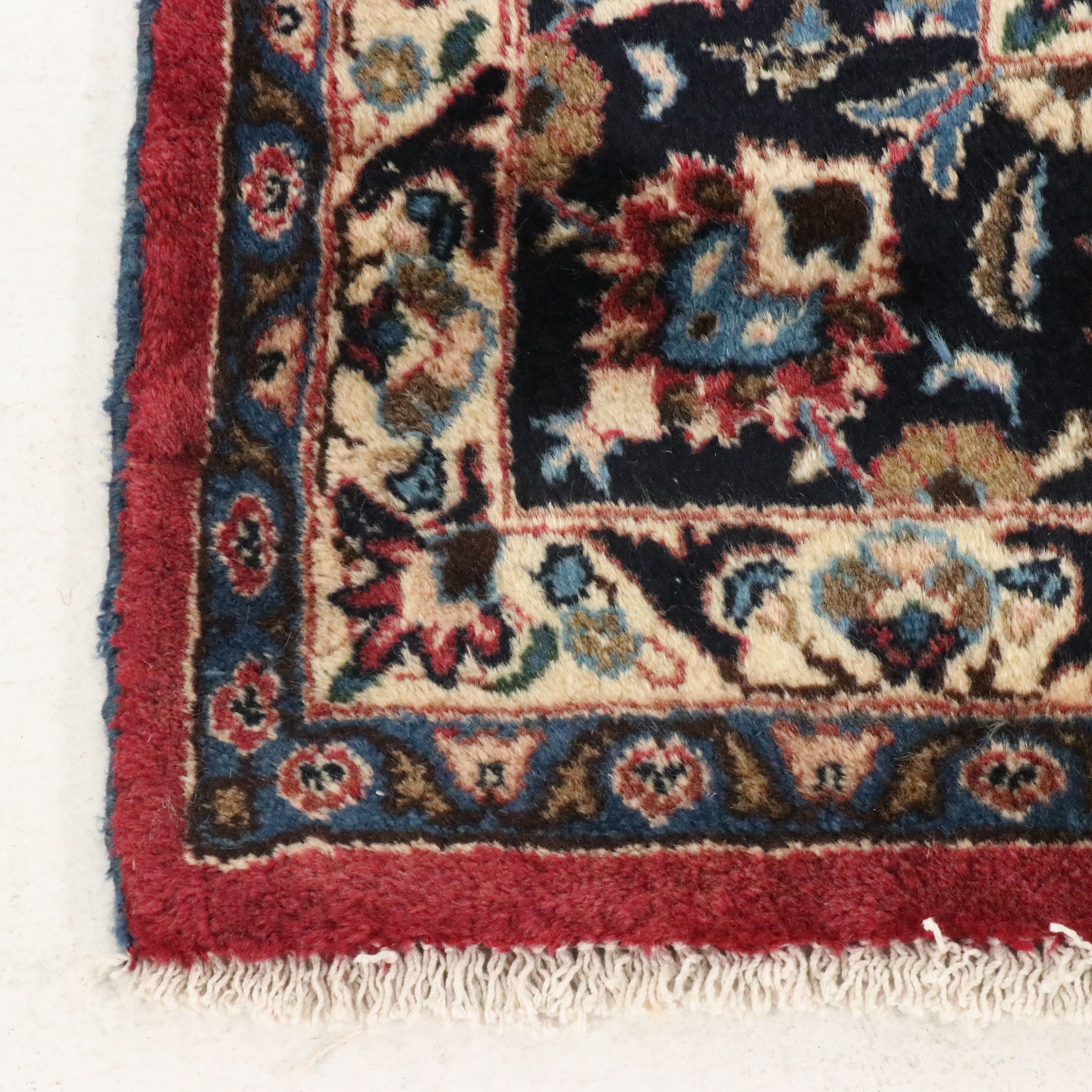 6'2 x 9'6 Hand-Knotted Persian Mashad Area Rug