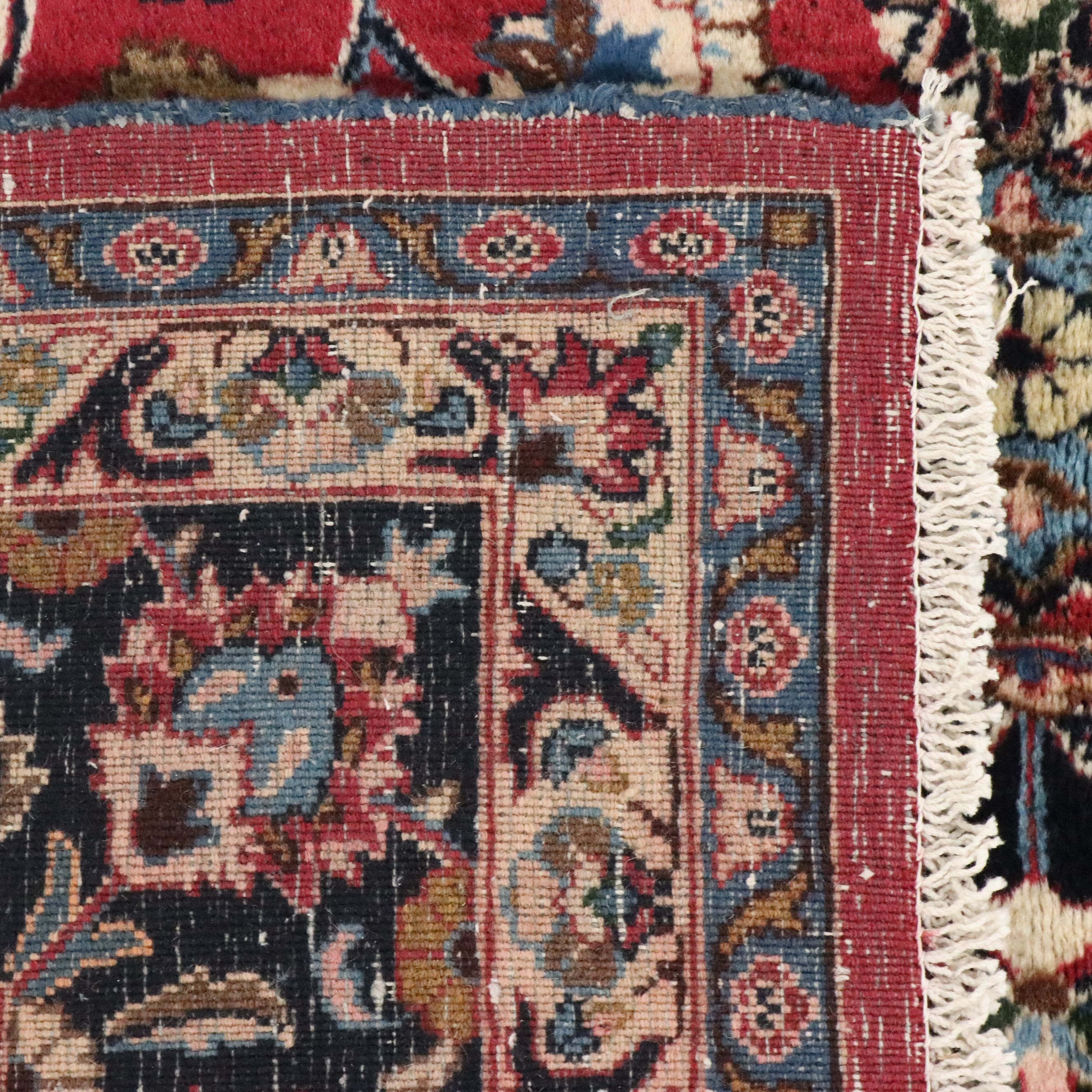 6'2 x 9'6 Hand-Knotted Persian Mashad Area Rug