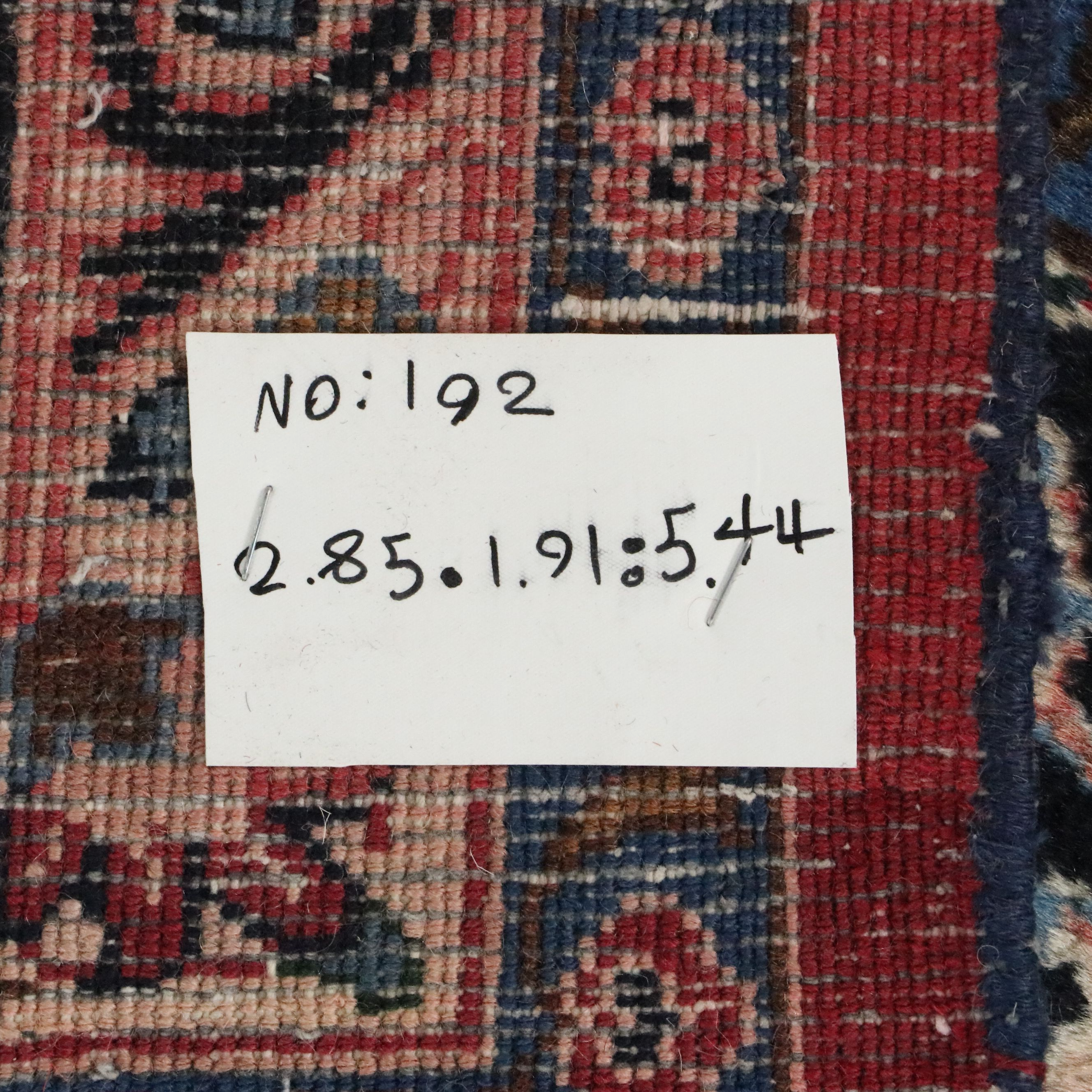 6'2 x 9'6 Hand-Knotted Persian Mashad Area Rug