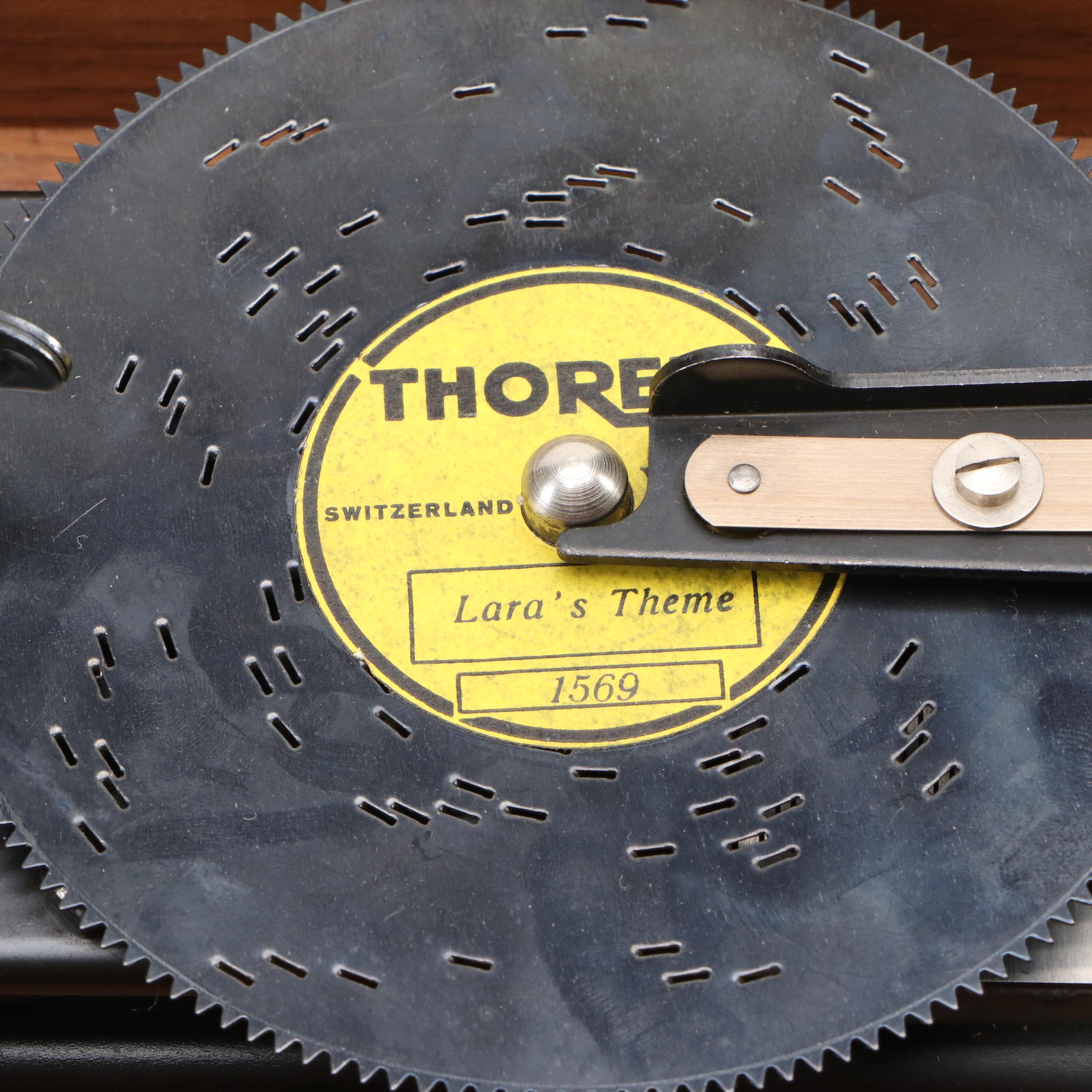 Thorens Walnut Disk Player Music Box