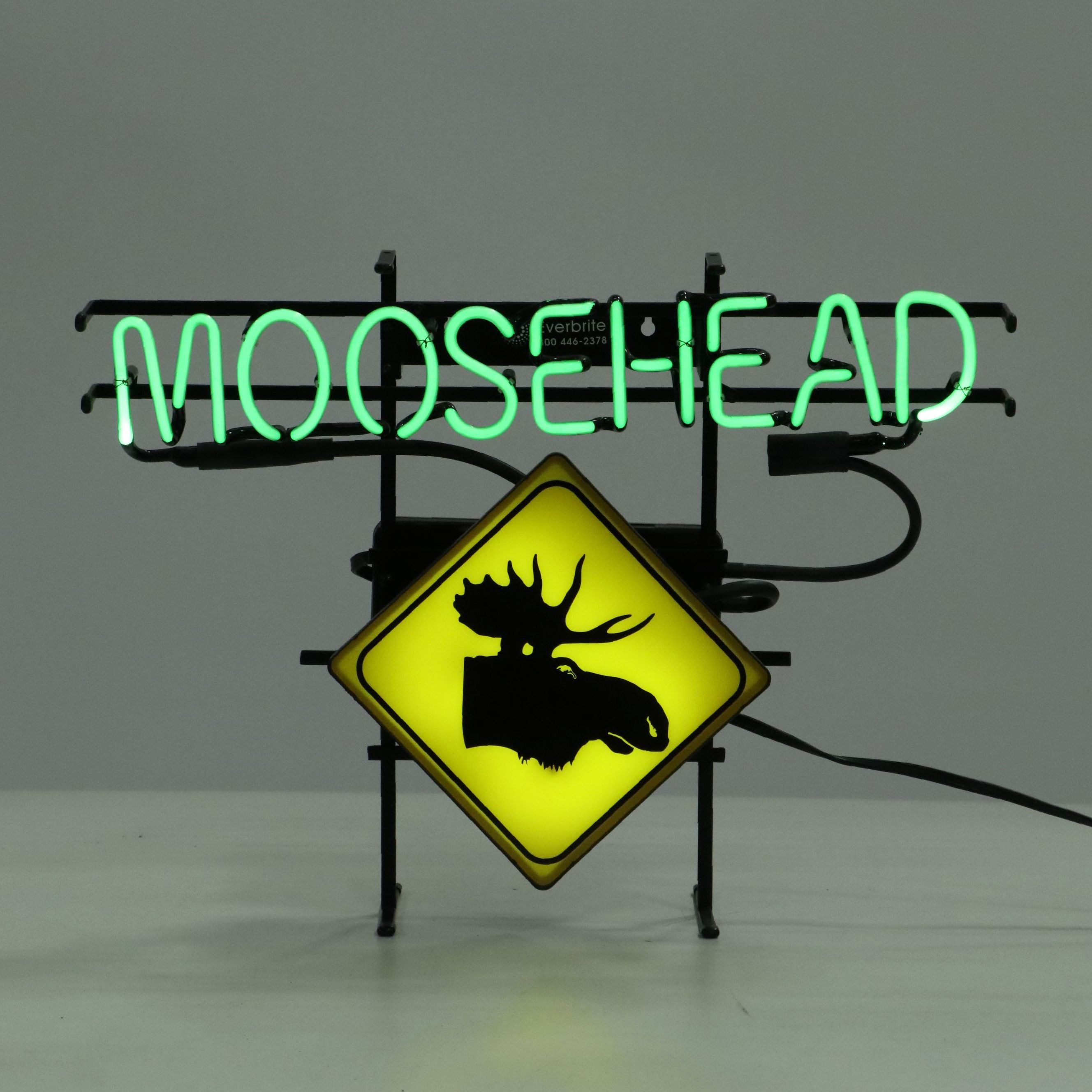 Everbrite Moosehead Beer Advertising Neon Sign