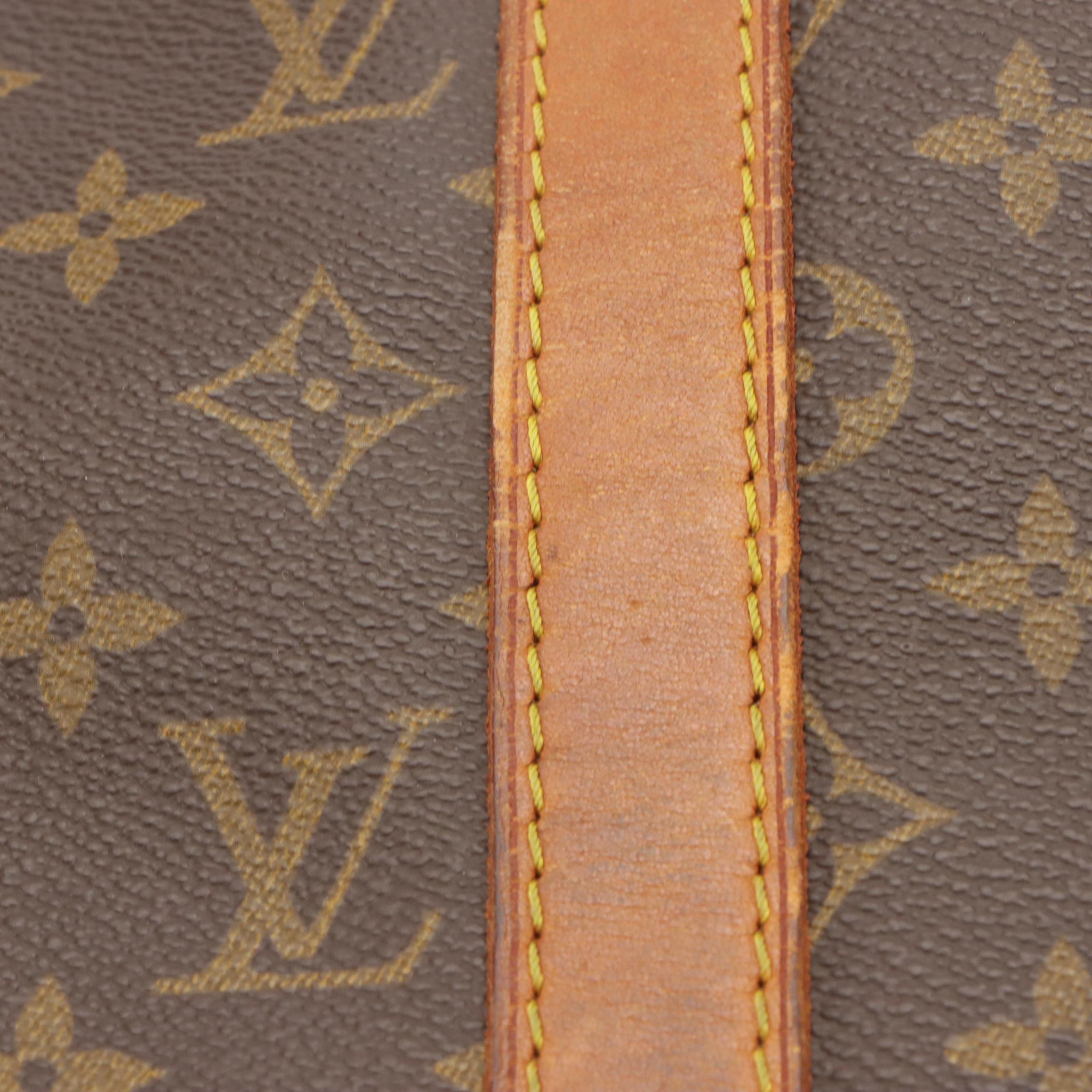 Louis Vuitton Keepall 50 in Monogram Canvas and Vachetta Leather