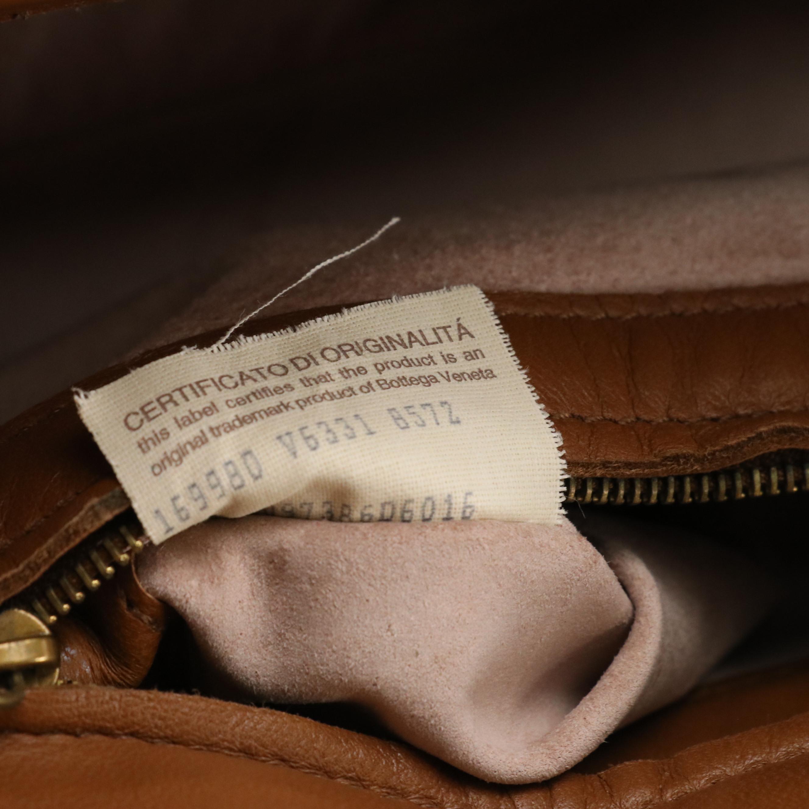 Bottega Veneta Chain Strap Bag in Beige Canvas and Tricolor Stitched Leather