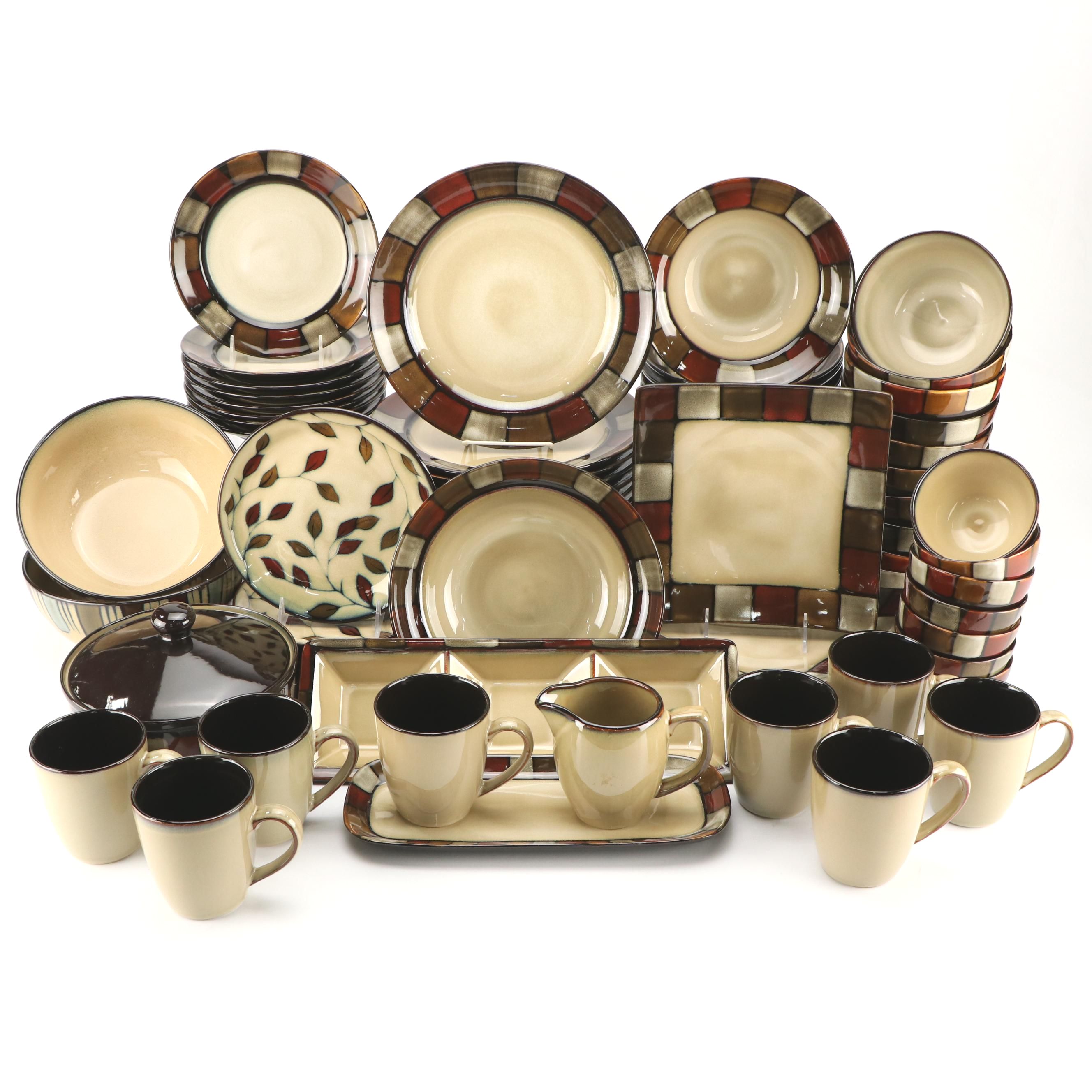Pfaltzgraff "Taos" with Mikasa "Belmont" Stoneware Dinnerware