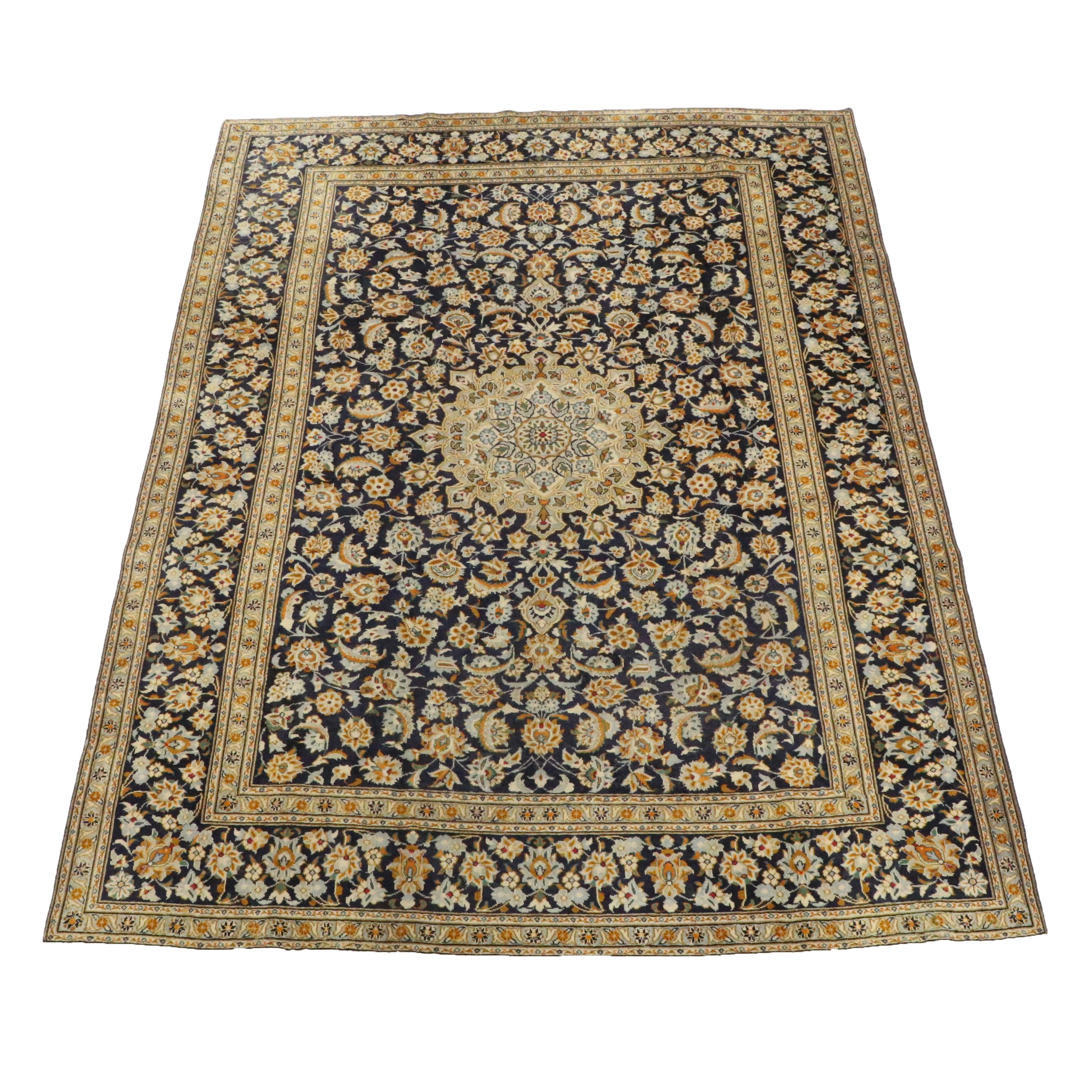 8'4 x 11'5 Hand-Knotted Indo-Persian Isfahan Area Rug