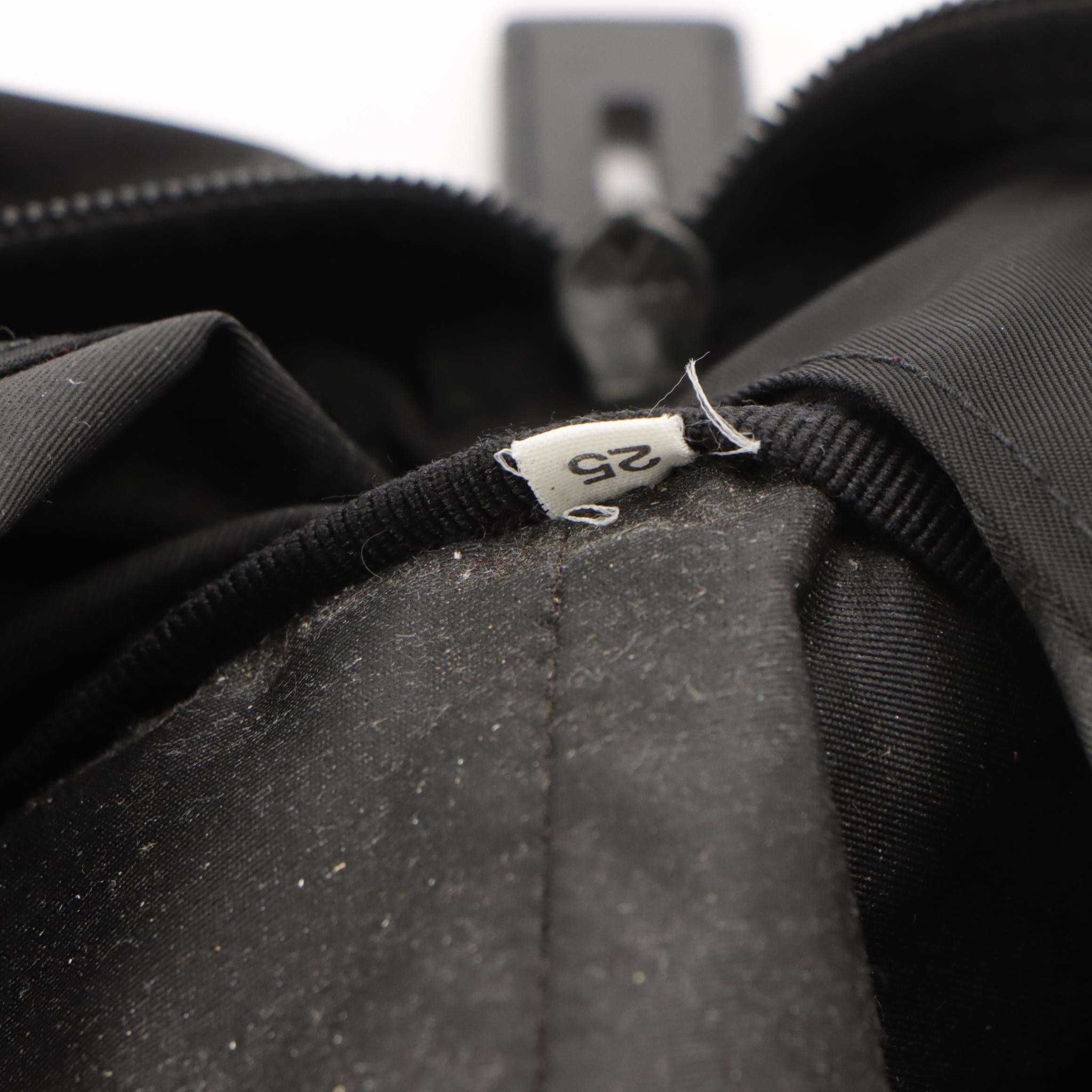 Prada Travel Duffle Bag in Black Tessuto Nylon