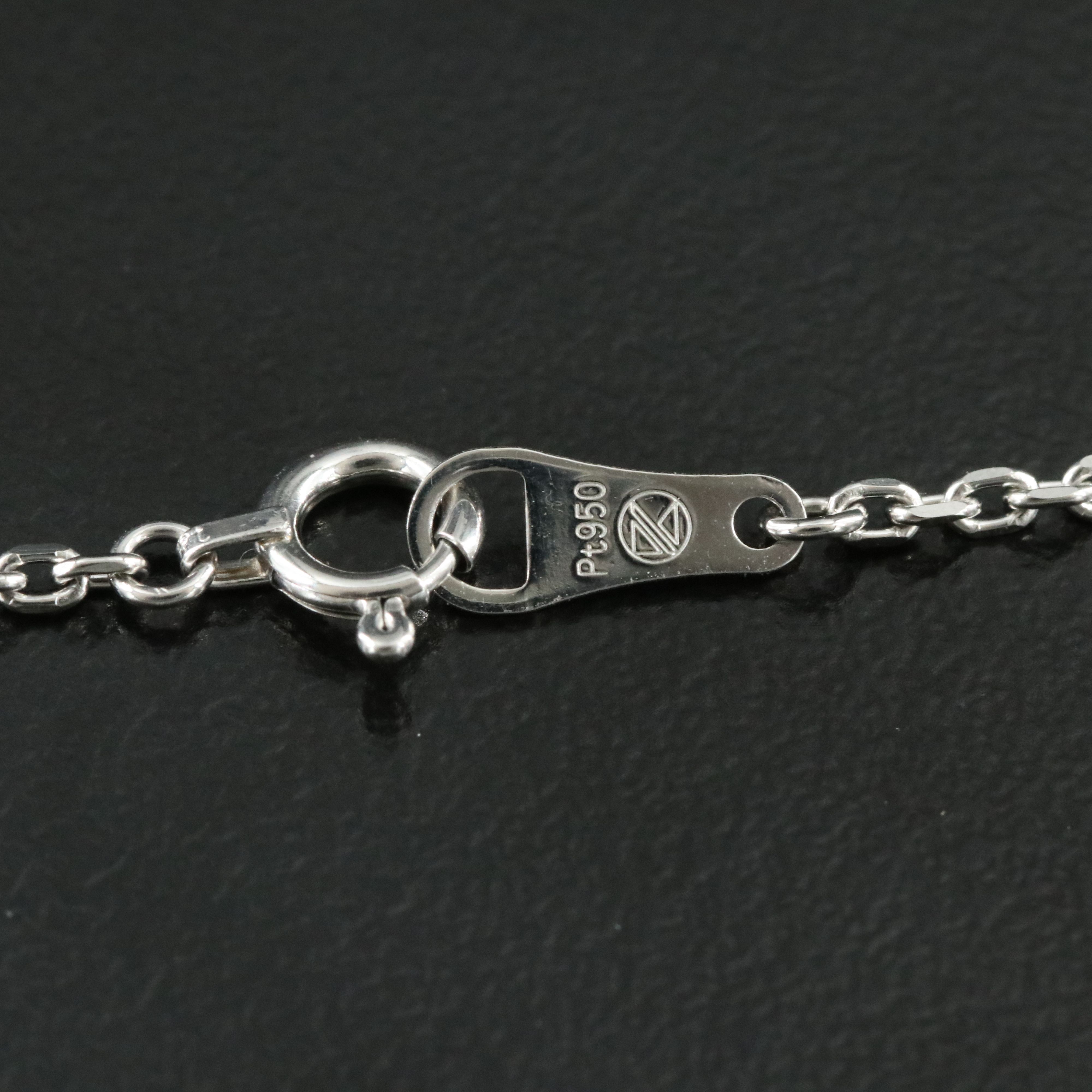 Platinum 3.01 CT Lab Grown Diamond Necklace with IGI Report