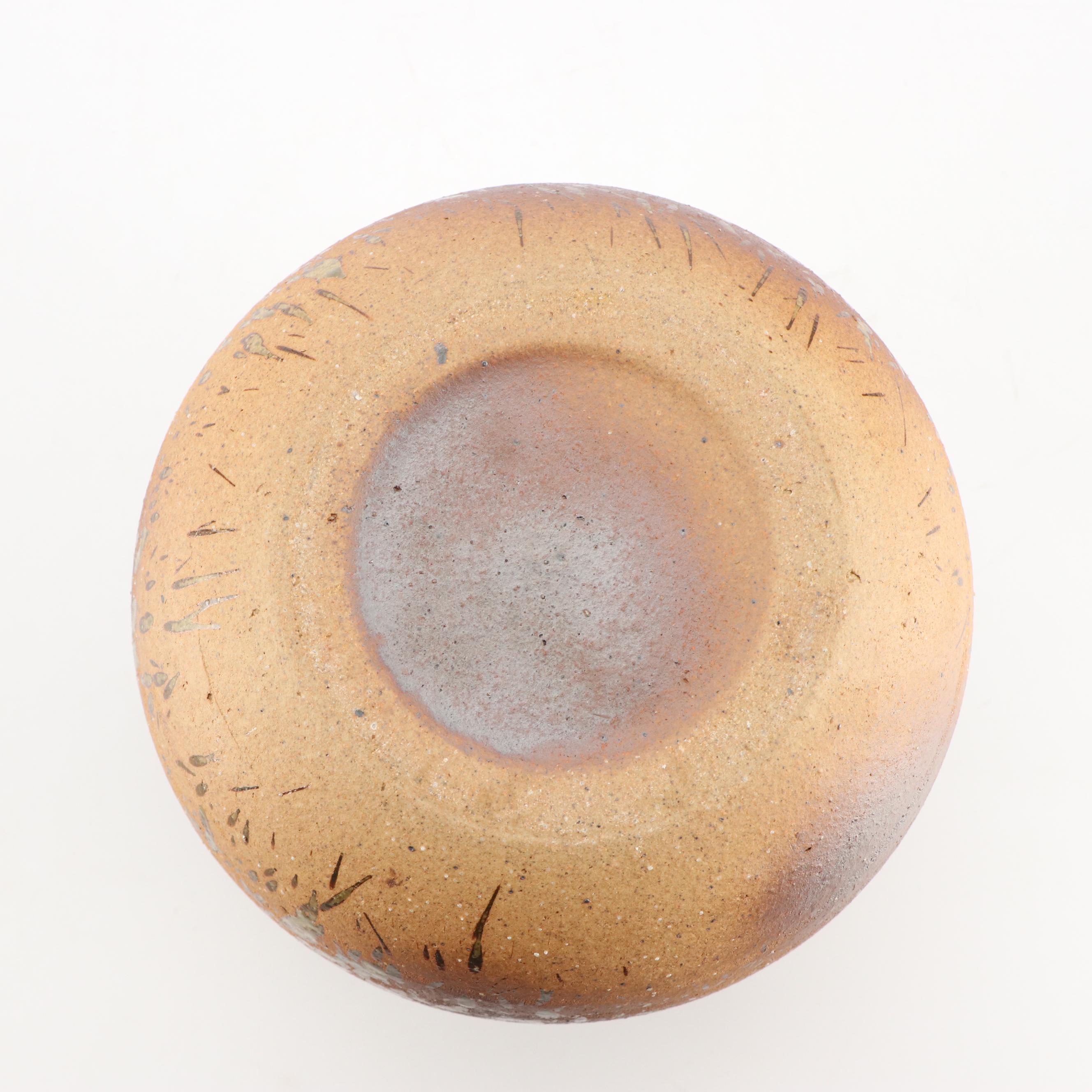 Japanese Meizan Shigaraki Ware Ikebana Vase