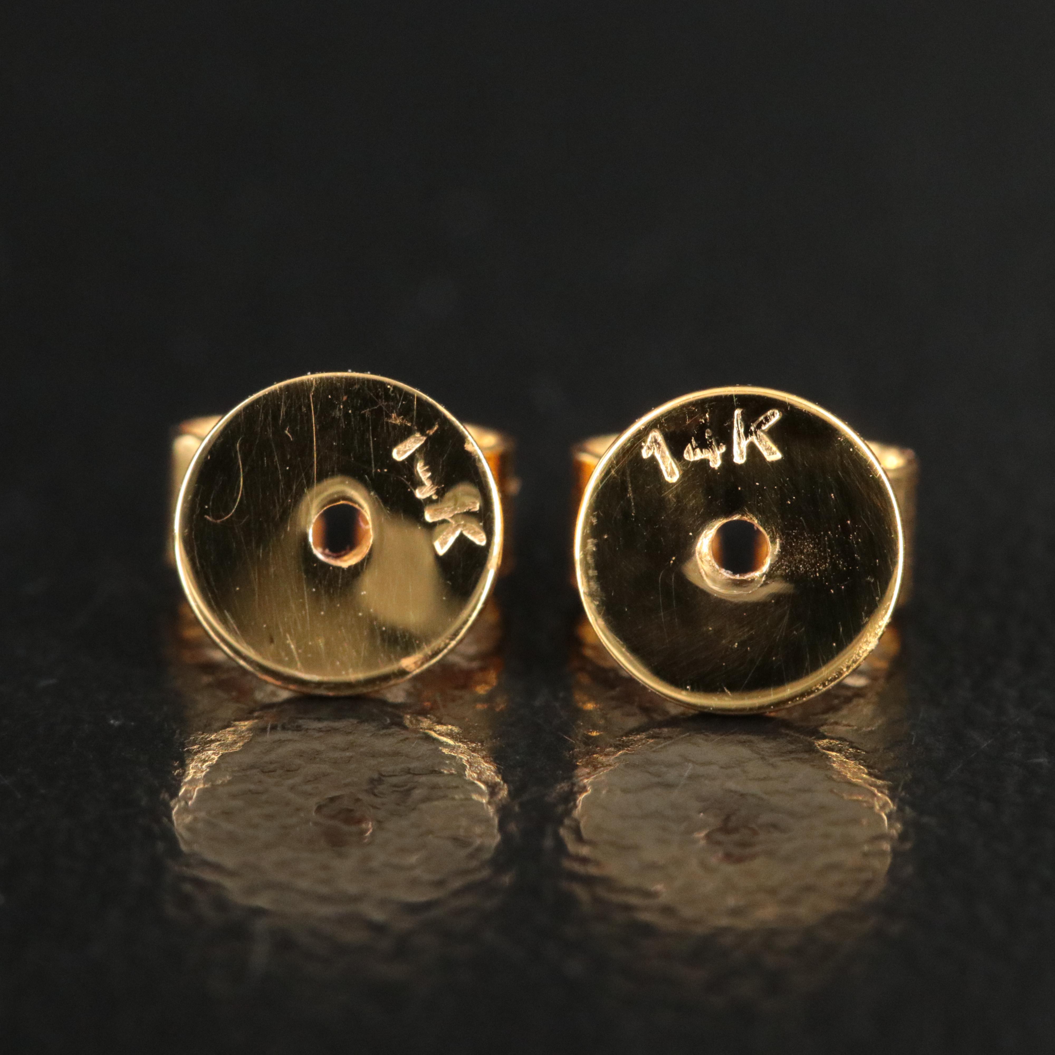 14K 3.02 CTW Lab Grown Diamond Stud Earrings with IGI Reports