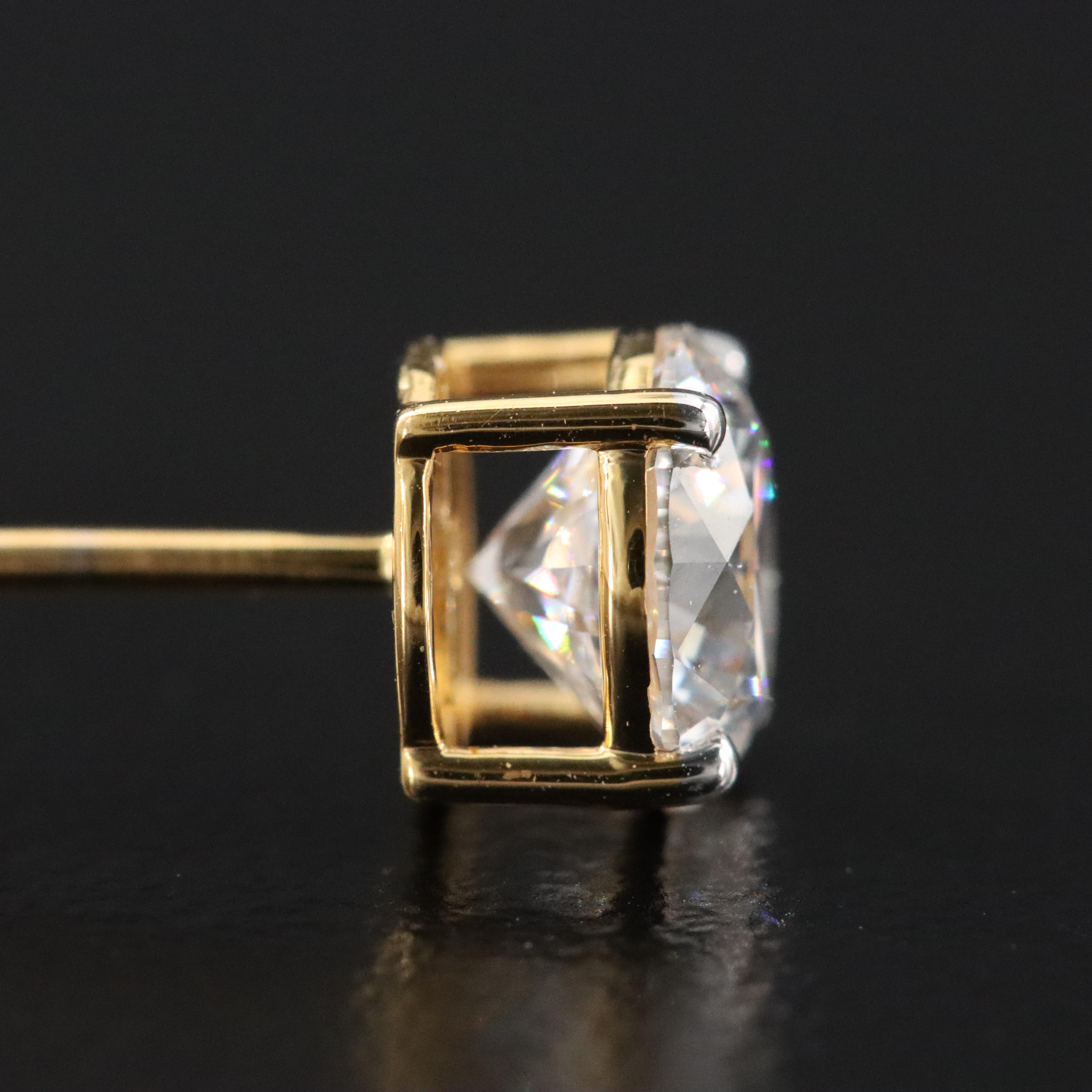 14K 2.09 CTW Lab Grown Diamond Stud Earrings with IGI Reports