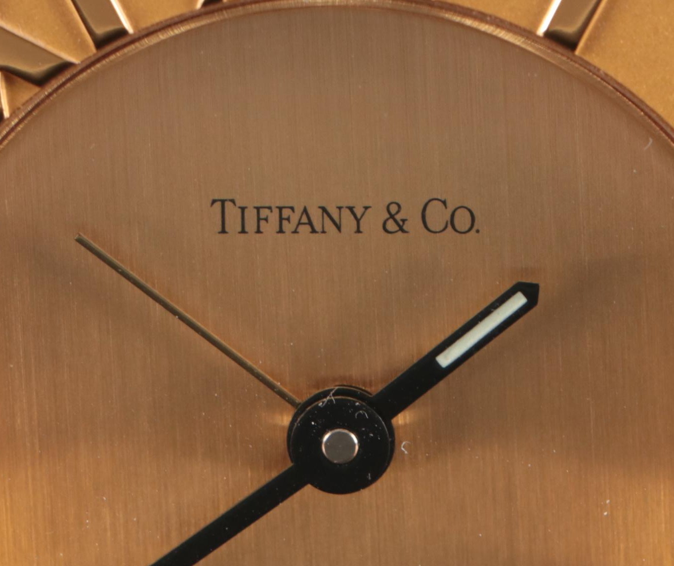 Tiffany & Co. Atlas Brass Alarm Clock