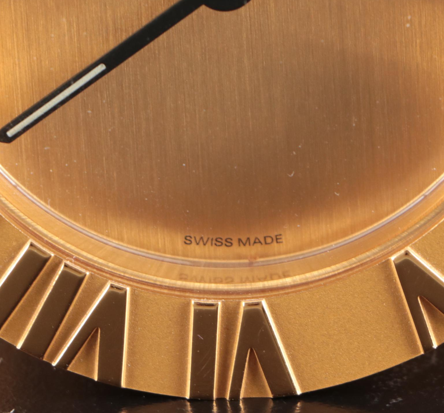 Tiffany & Co. Atlas Brass Alarm Clock