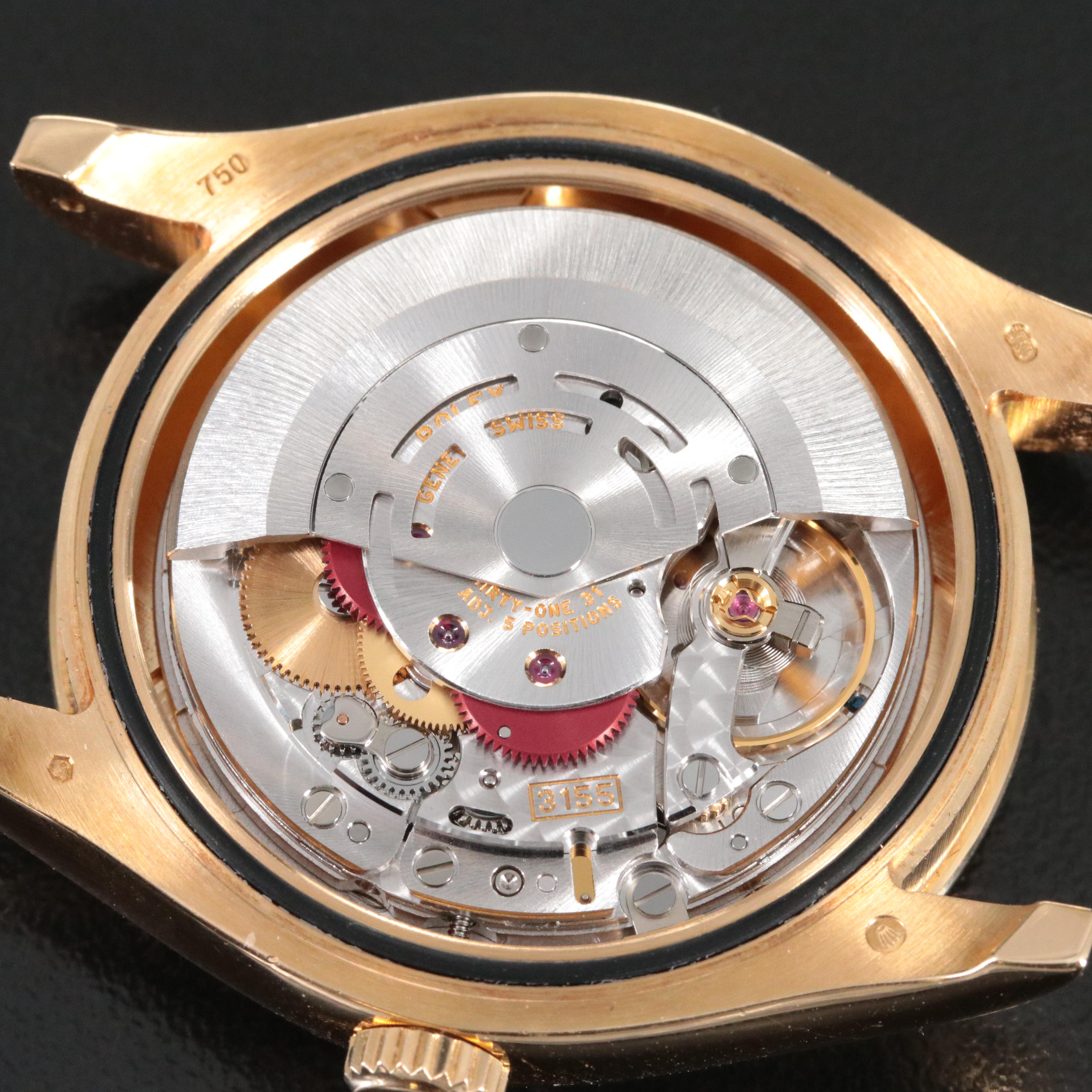 Rolex Day-Date Masterpiece 18948 2.75 CTW Diamond 18K Gold Watch c.2007