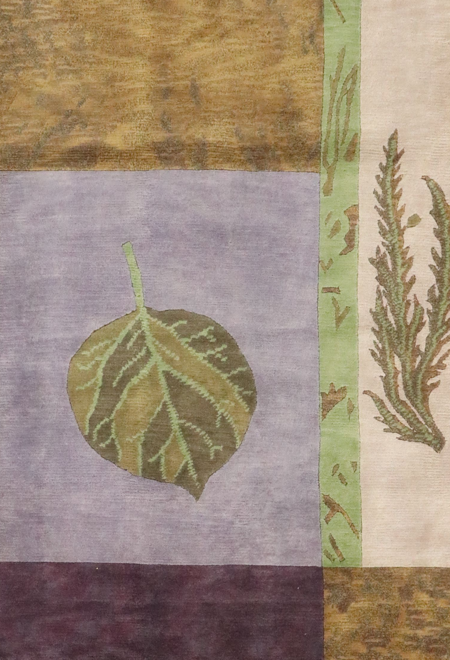 4' x 5'11 Hand-Knotted Tibetan Contemporary Area Rug