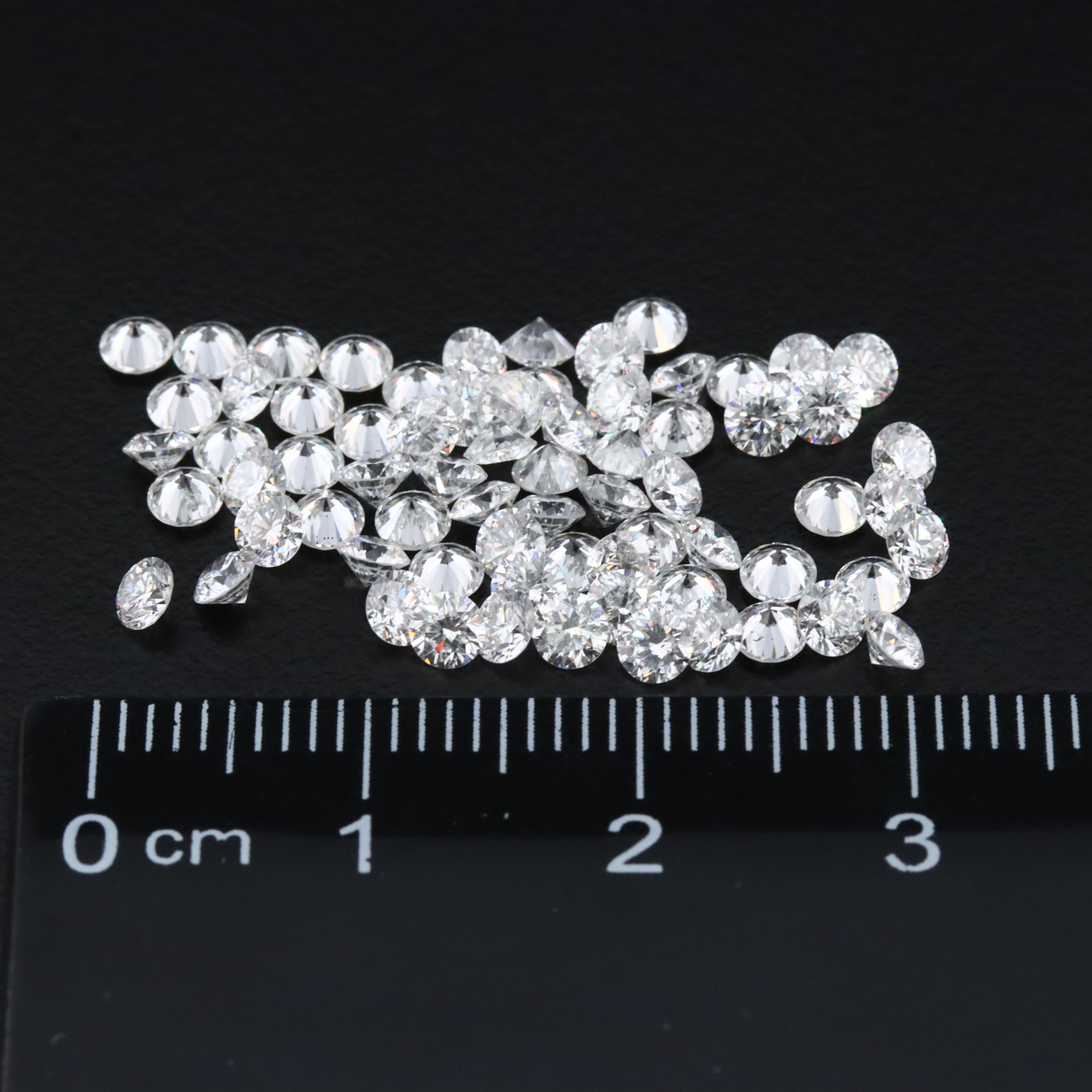 Loose 6.36 CTW Lab Grown Diamond Lot