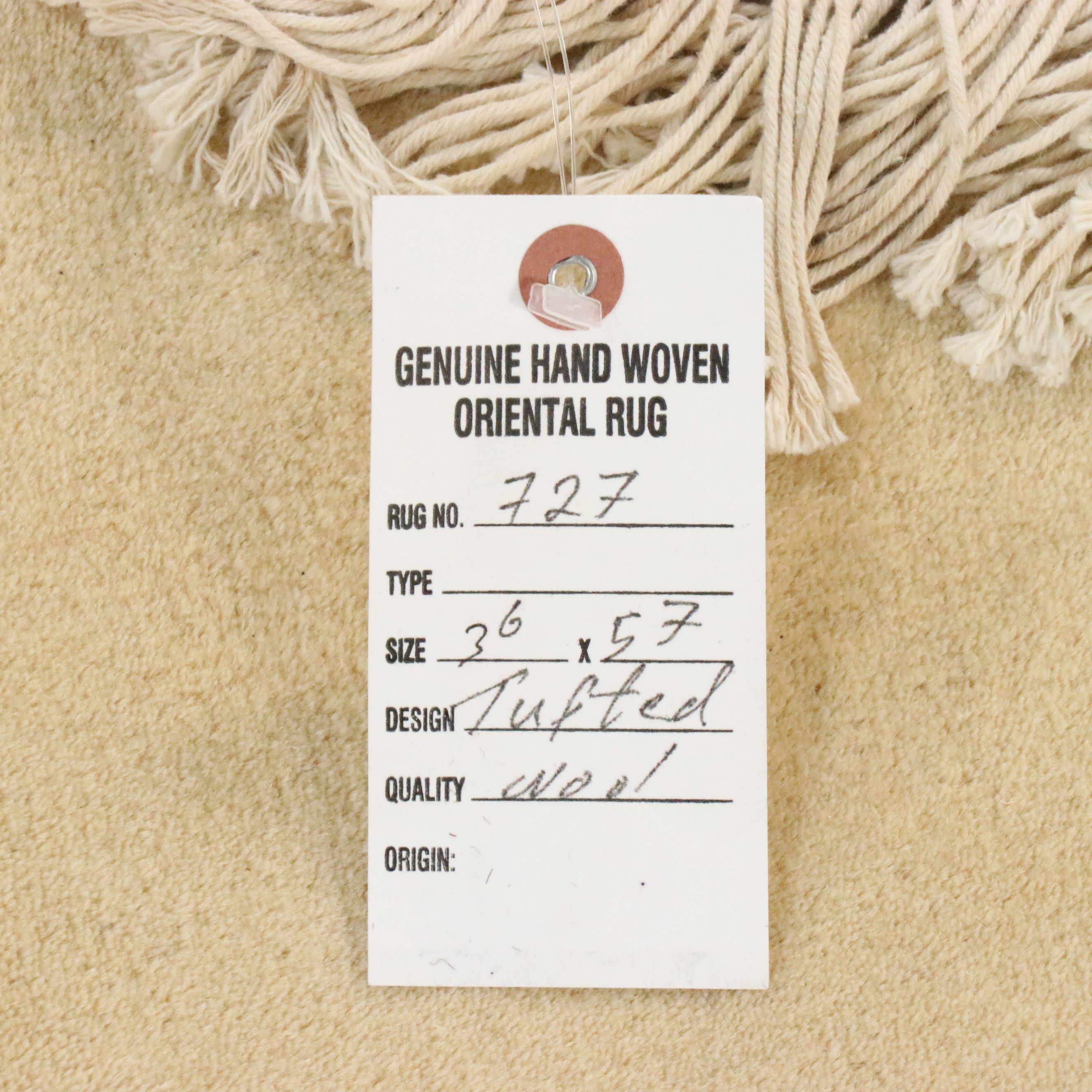 3'6 x 6'3 Hand-Knotted Chinese Area Rug