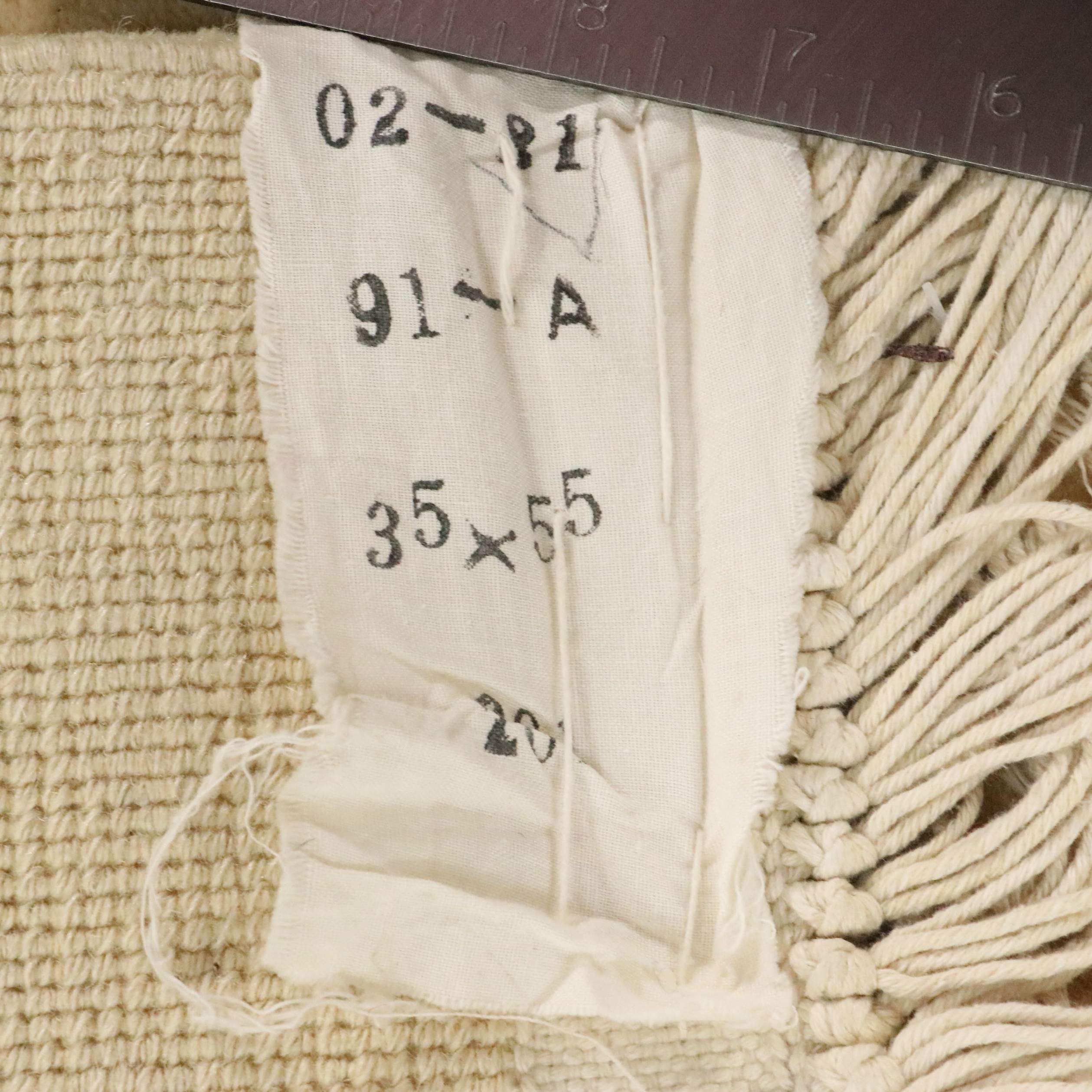 3'6 x 6'3 Hand-Knotted Chinese Area Rug