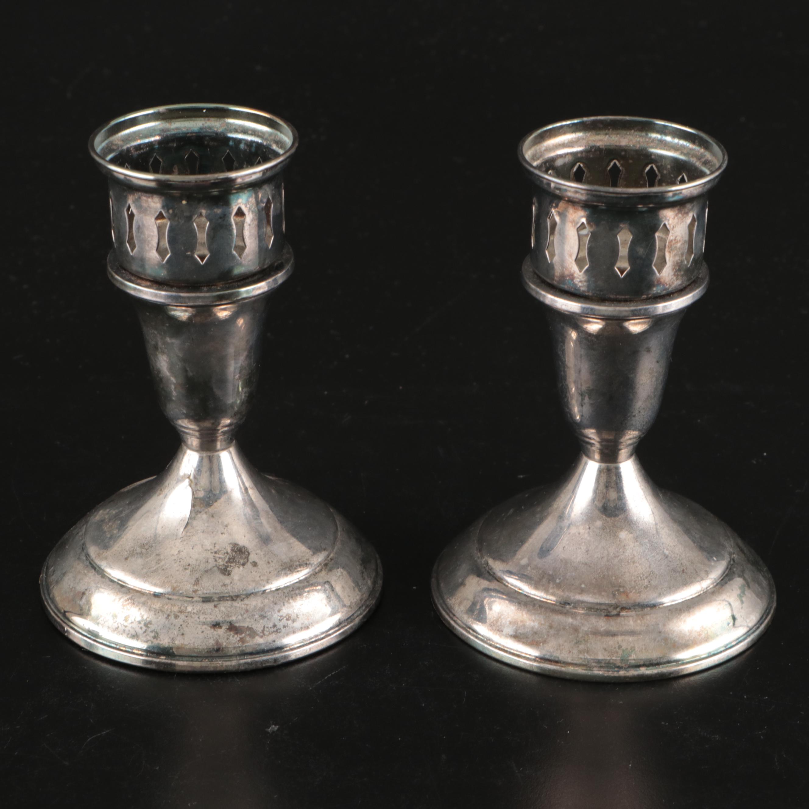 Gorham "Heritage" Silver Plate Tray, Towle Silver Plate Candle Holders, and More