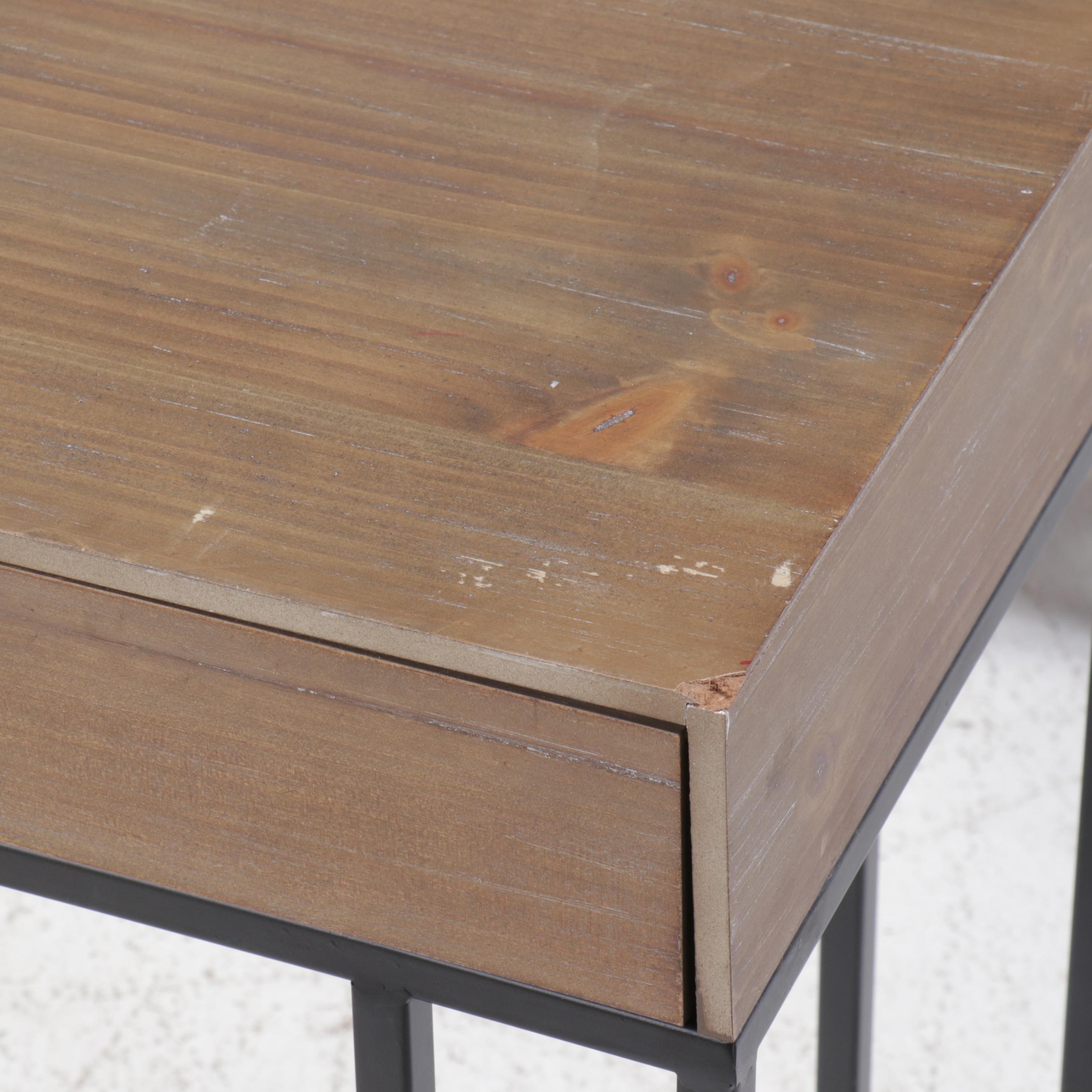 Paris Mfg. Co. and Other Children's Oak & Walnut Chairs with Side Table