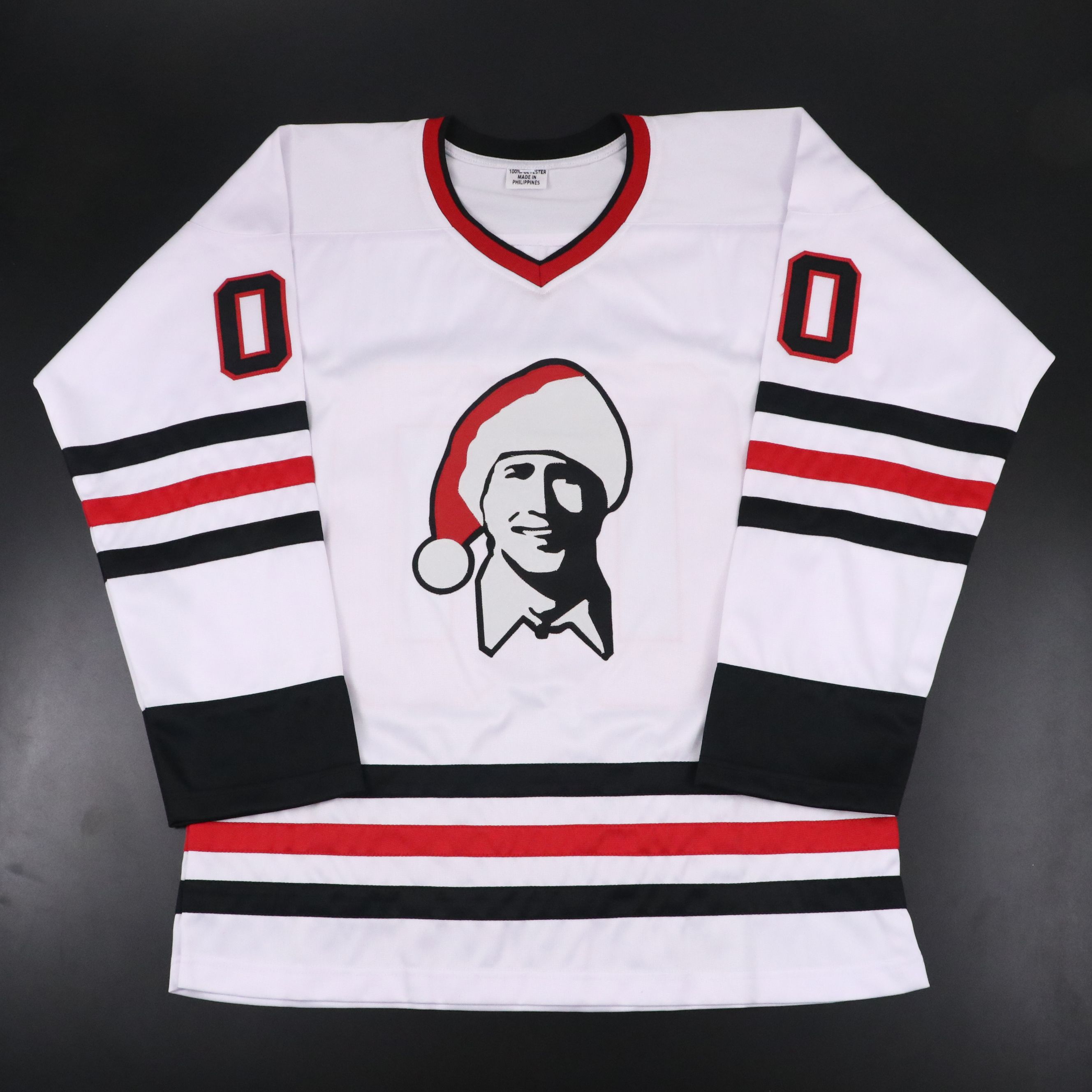 Chevy Chase Signed "Christmas Vacation: Clark Griswold" Hockey Jersey, JSA