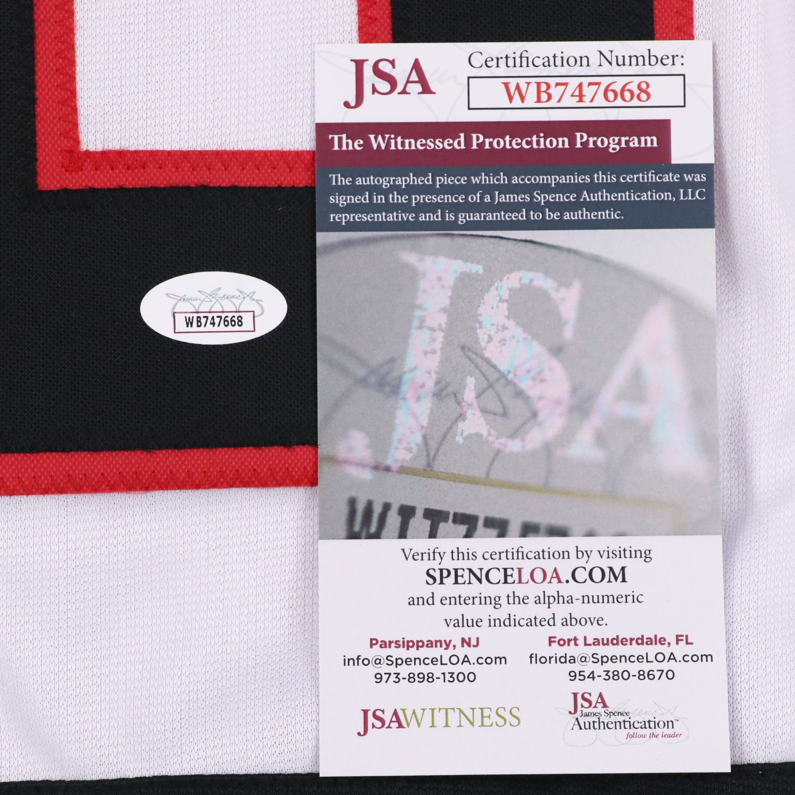 Chevy Chase Signed "Christmas Vacation: Clark Griswold" Hockey Jersey, JSA