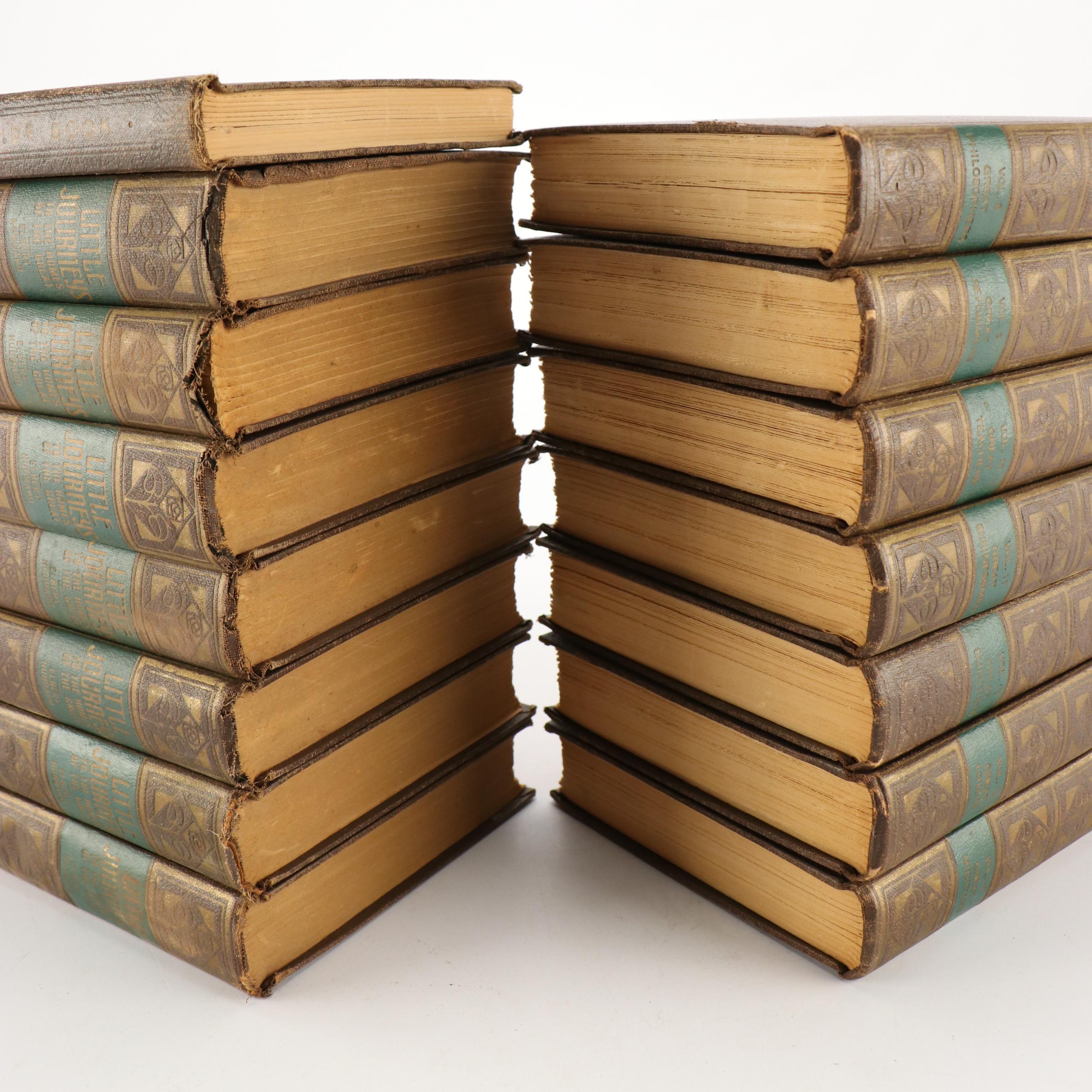 "Little Journeys to the Homes of the Great" Fifteen-Volume Set by Elbert Hubbard