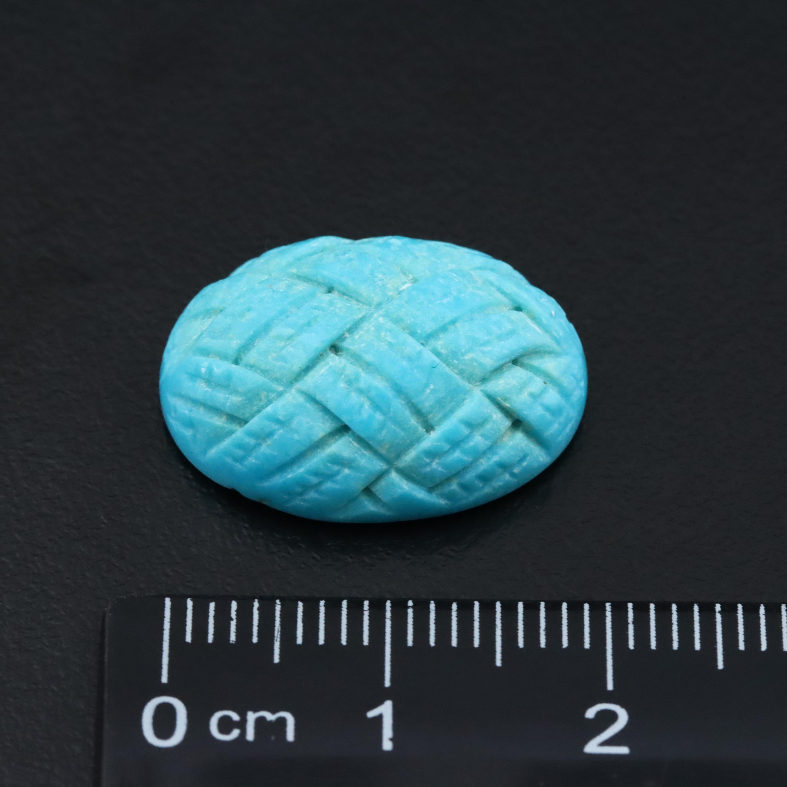 Loose 14.90 CT Carved Turquoise