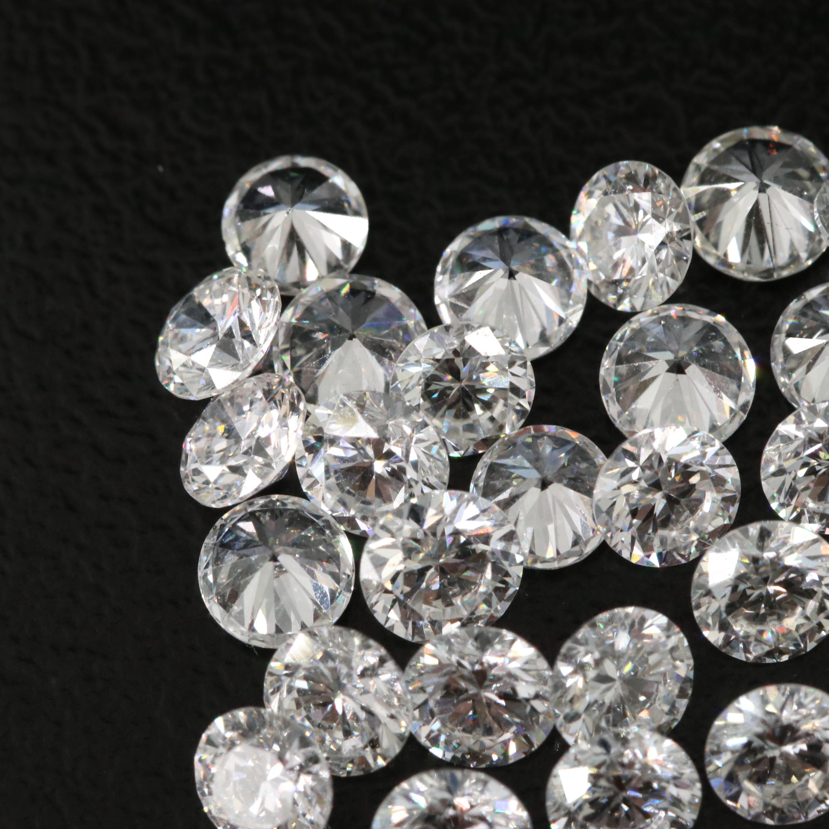 Loose 5.74 CTW Lab Grown Diamond Lot