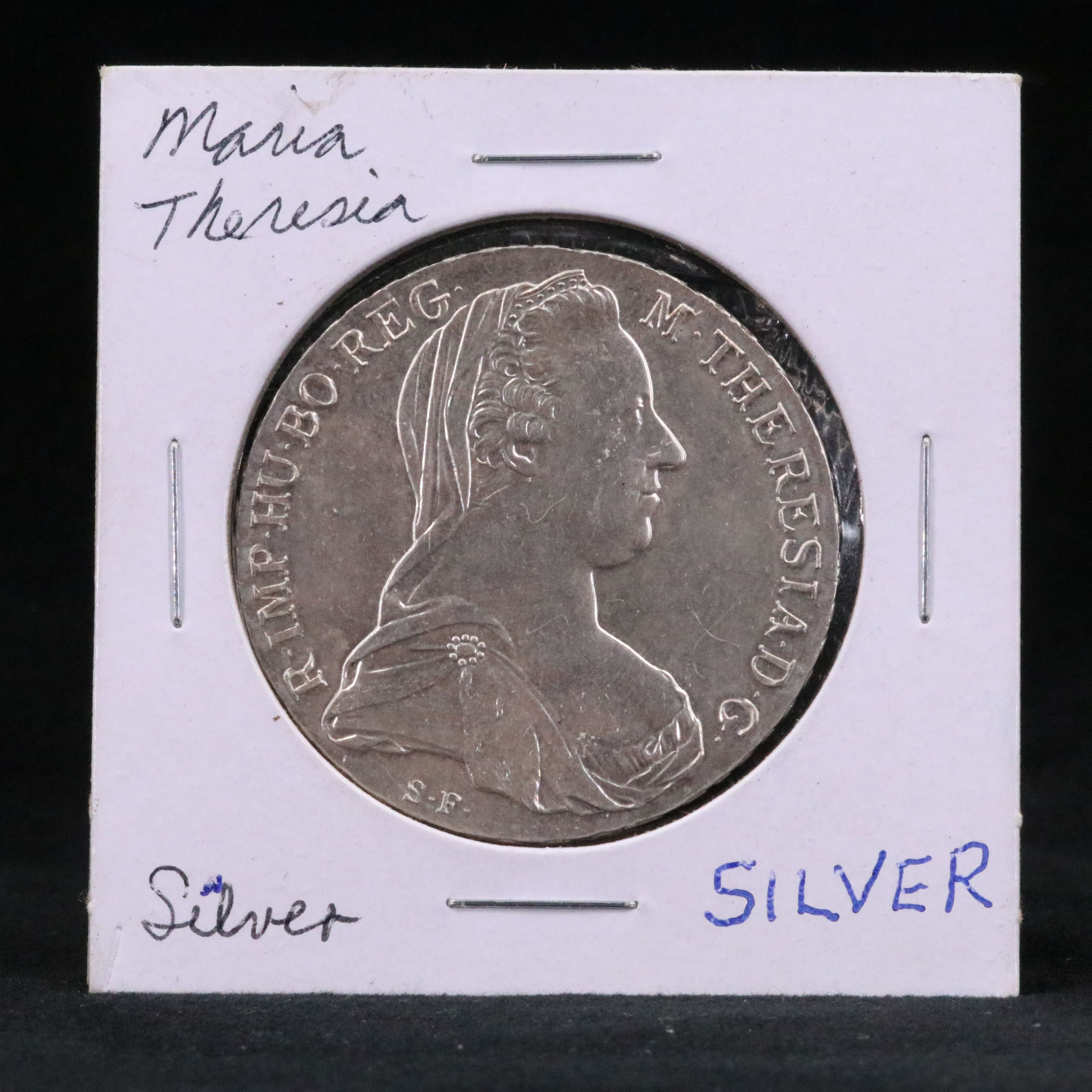 1780 Austria Maria Teresa Silver Thaler (Modern Restrike)