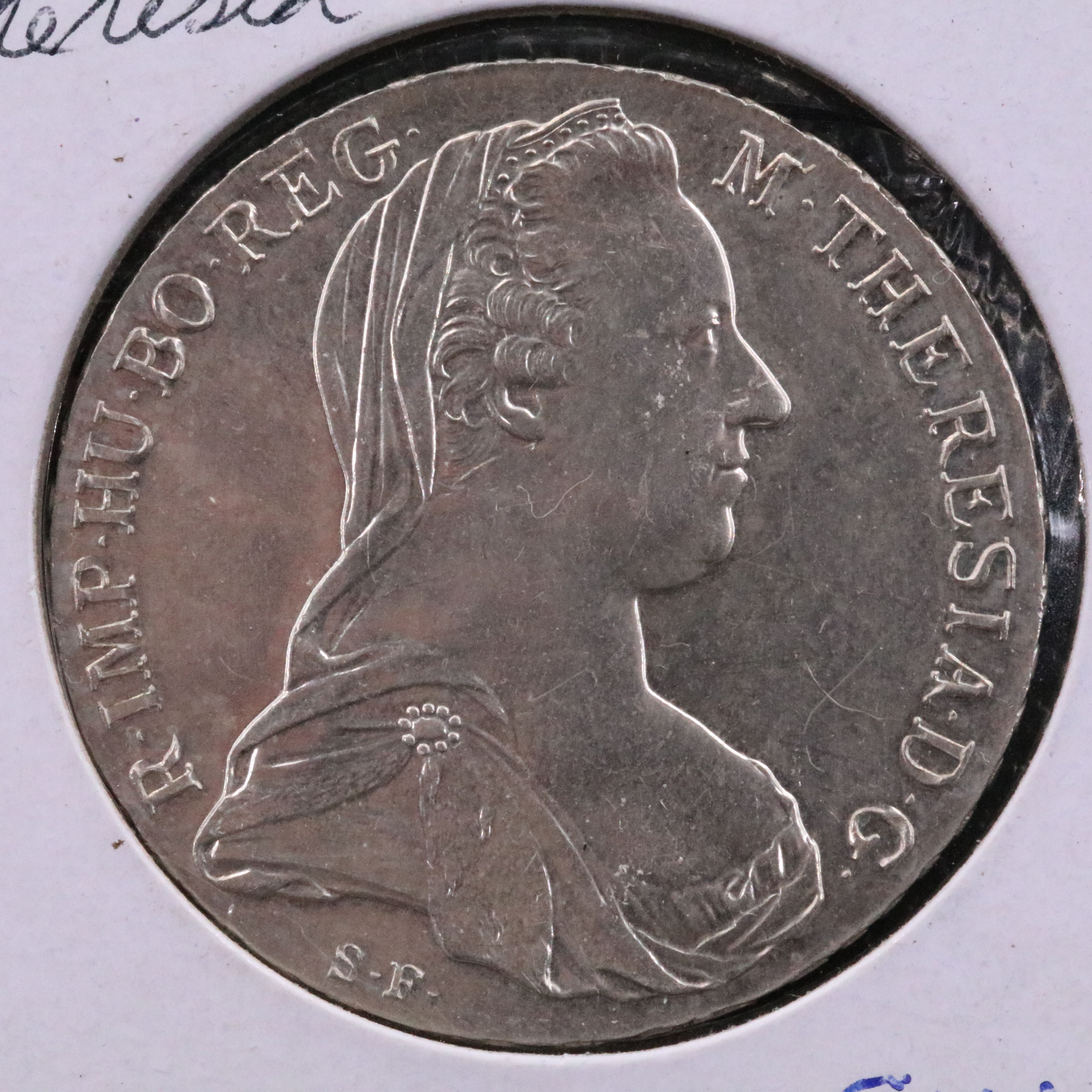 1780 Austria Maria Teresa Silver Thaler (Modern Restrike)