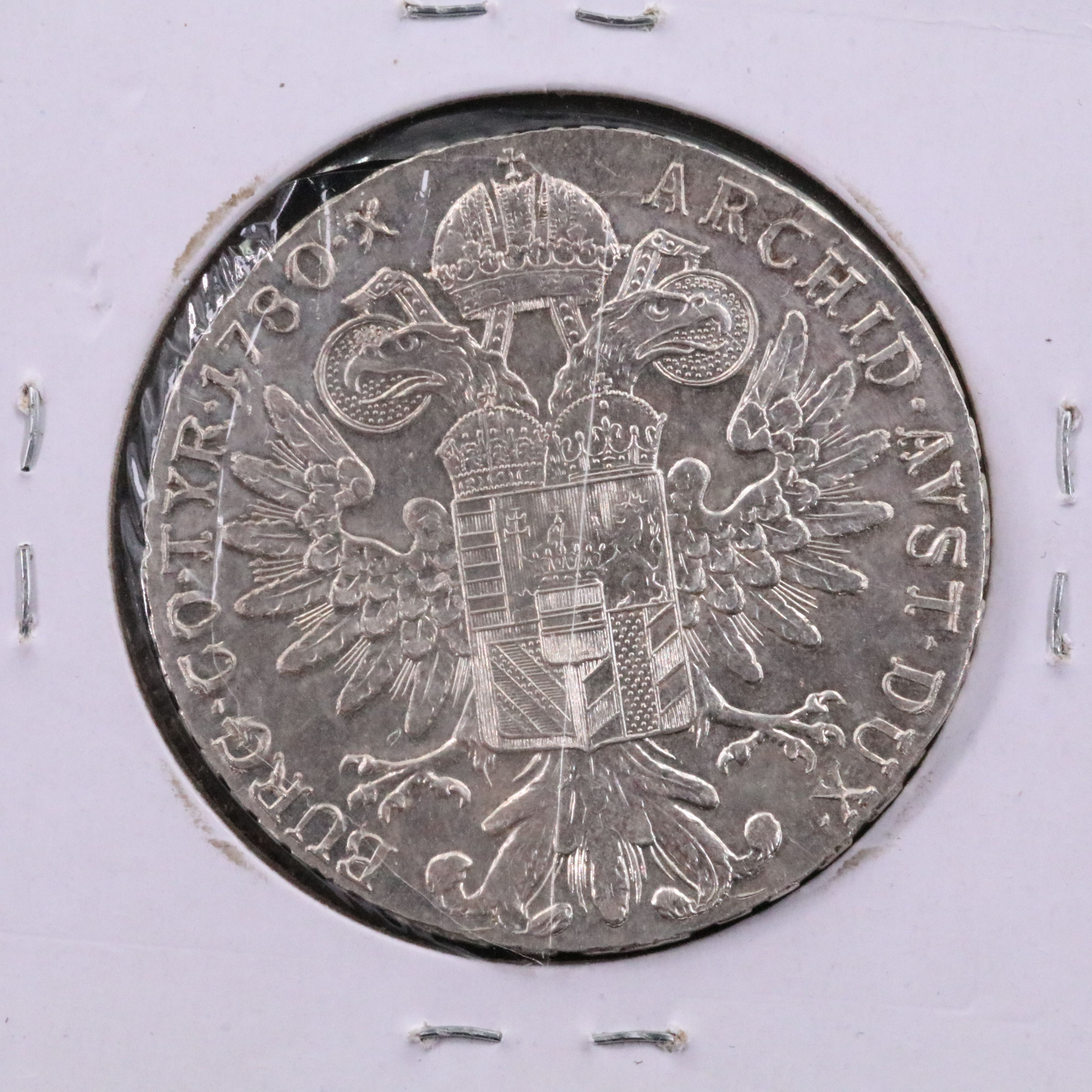 1780 Austria Maria Teresa Silver Thaler (Modern Restrike)