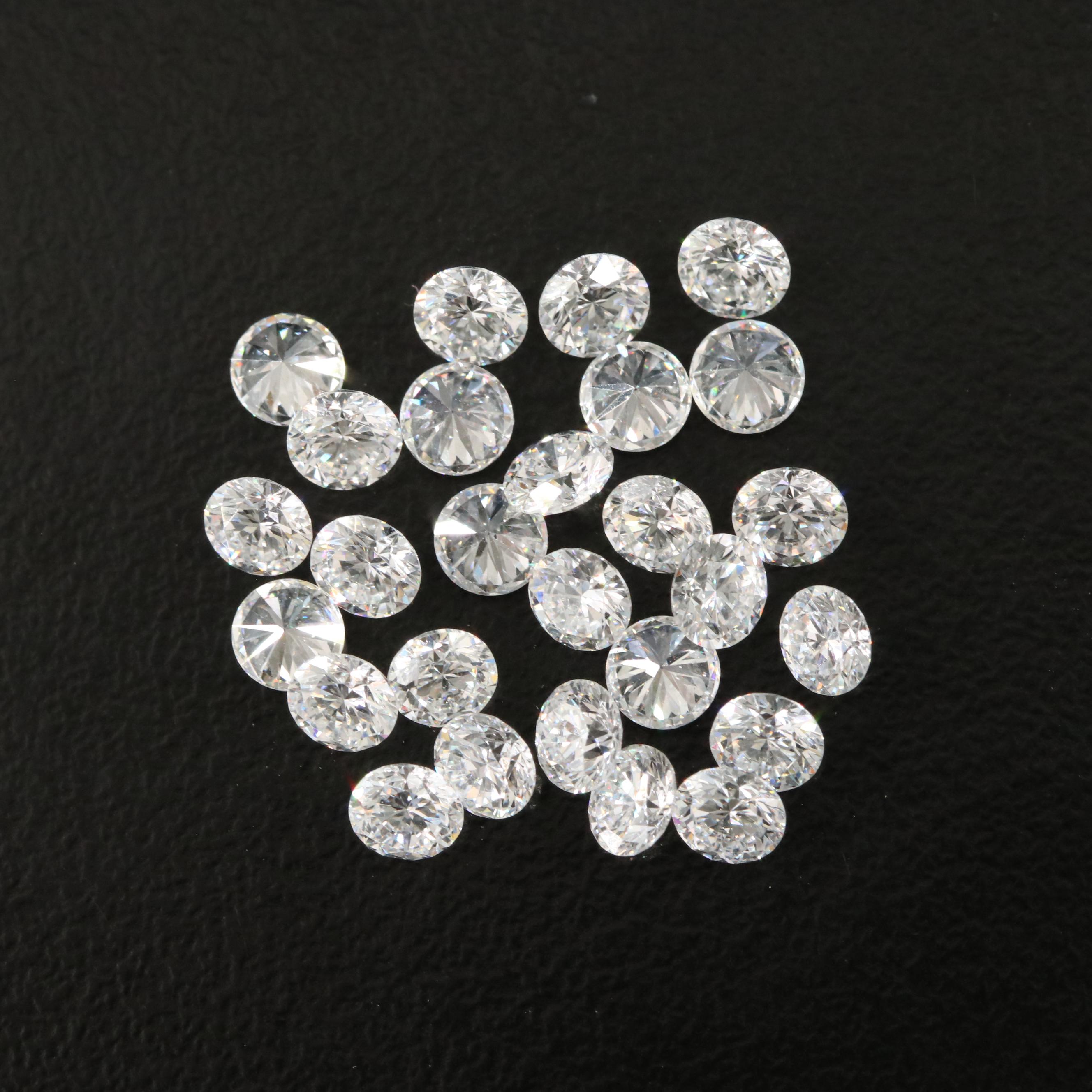 Loose 5.02 CTW Lab Grown Diamond Lot