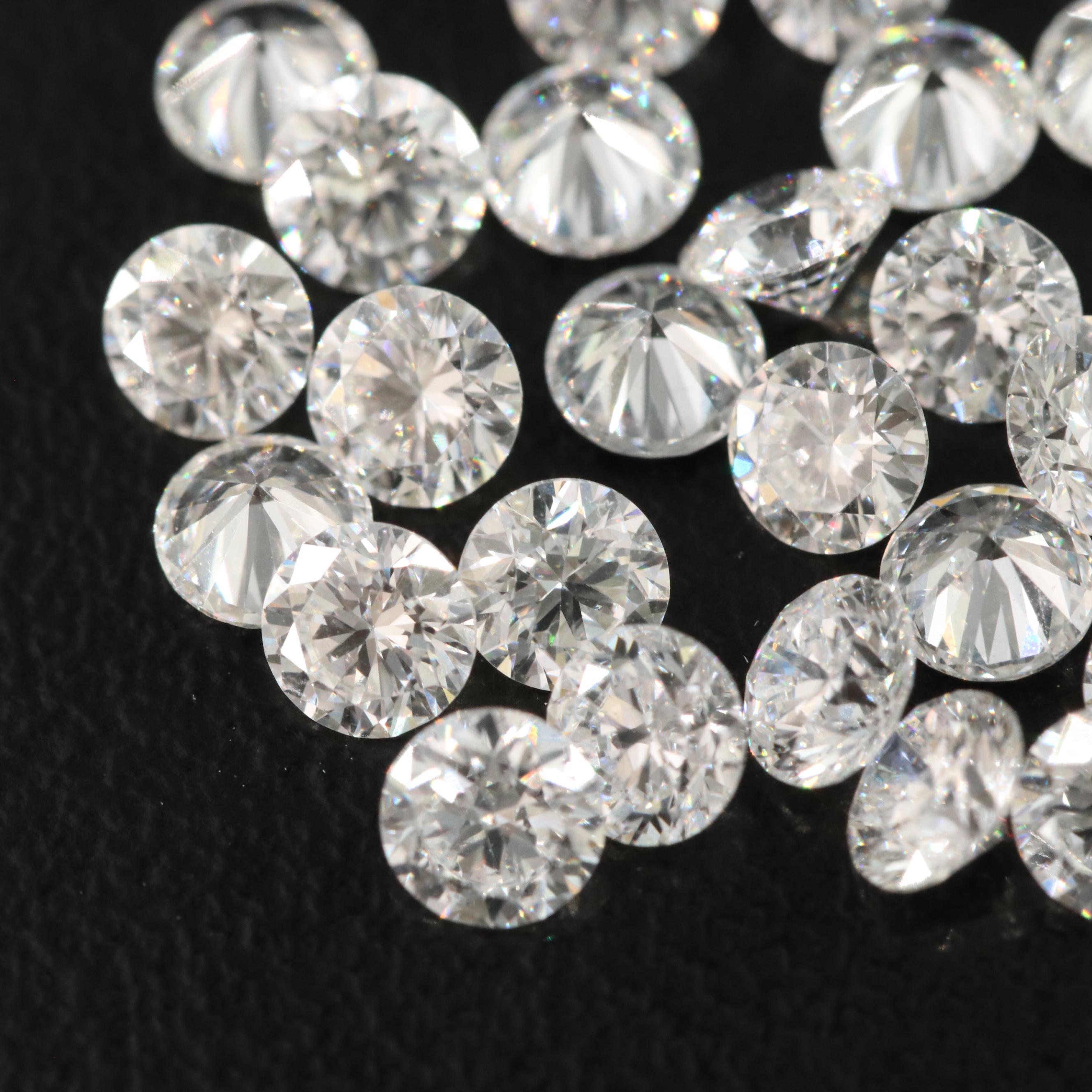 Loose 5.02 CTW Lab Grown Diamond Lot