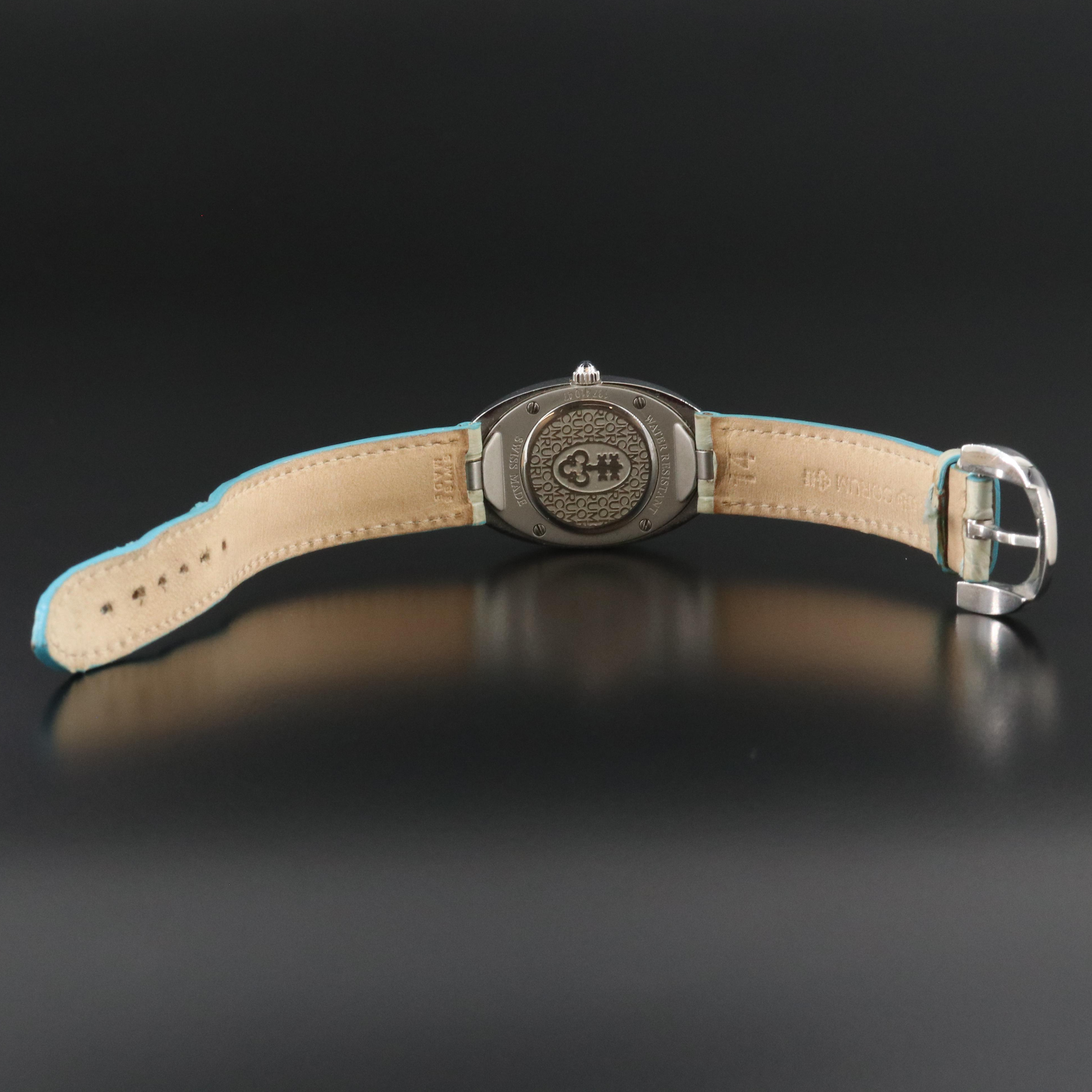 Corum Ovale 1.96 CTW Diamond & Mother-of-Pearl 24x40mm Quartz Watch 137.410.47