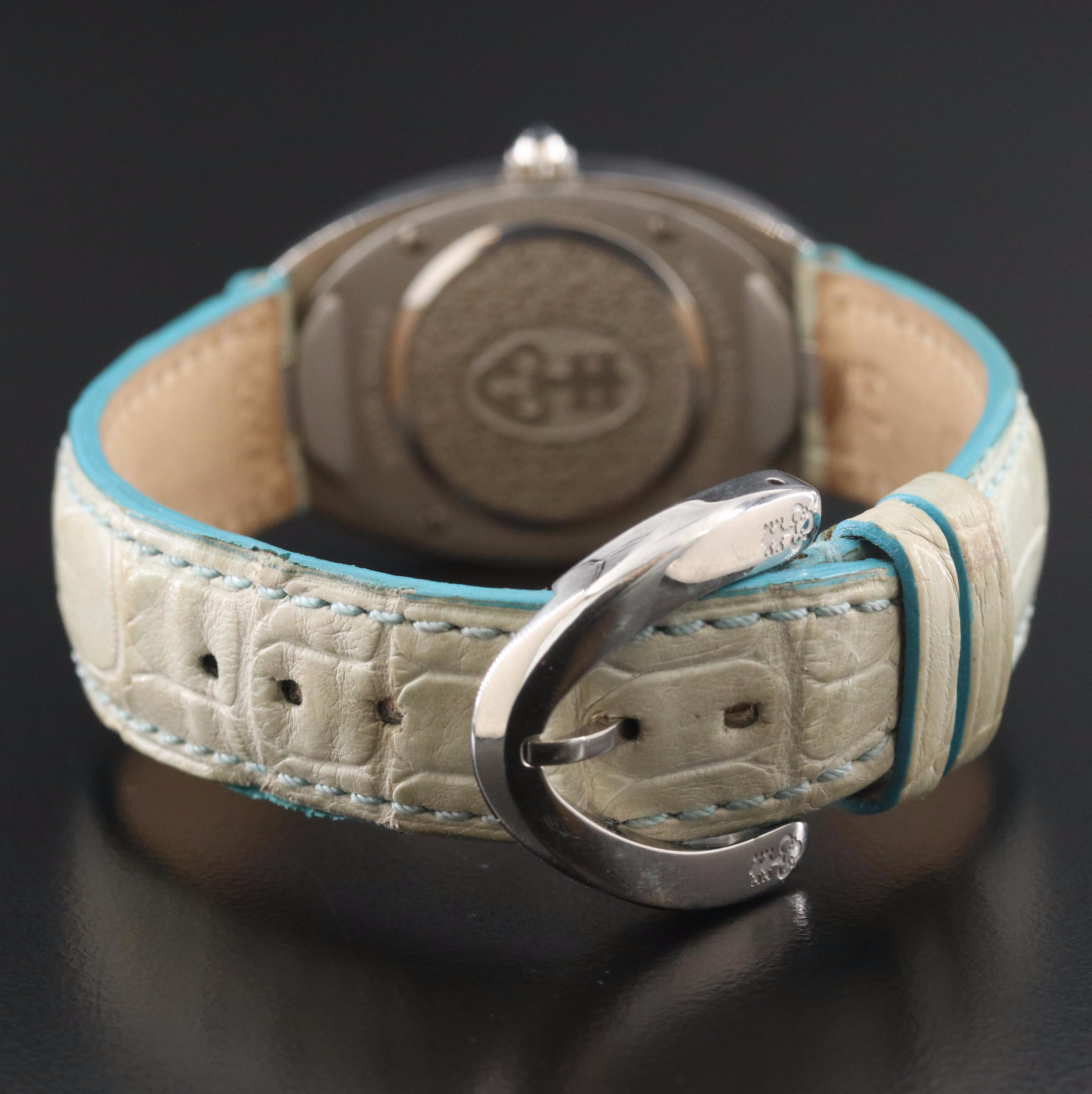 Corum Ovale 1.96 CTW Diamond & Mother-of-Pearl 24x40mm Quartz Watch 137.410.47