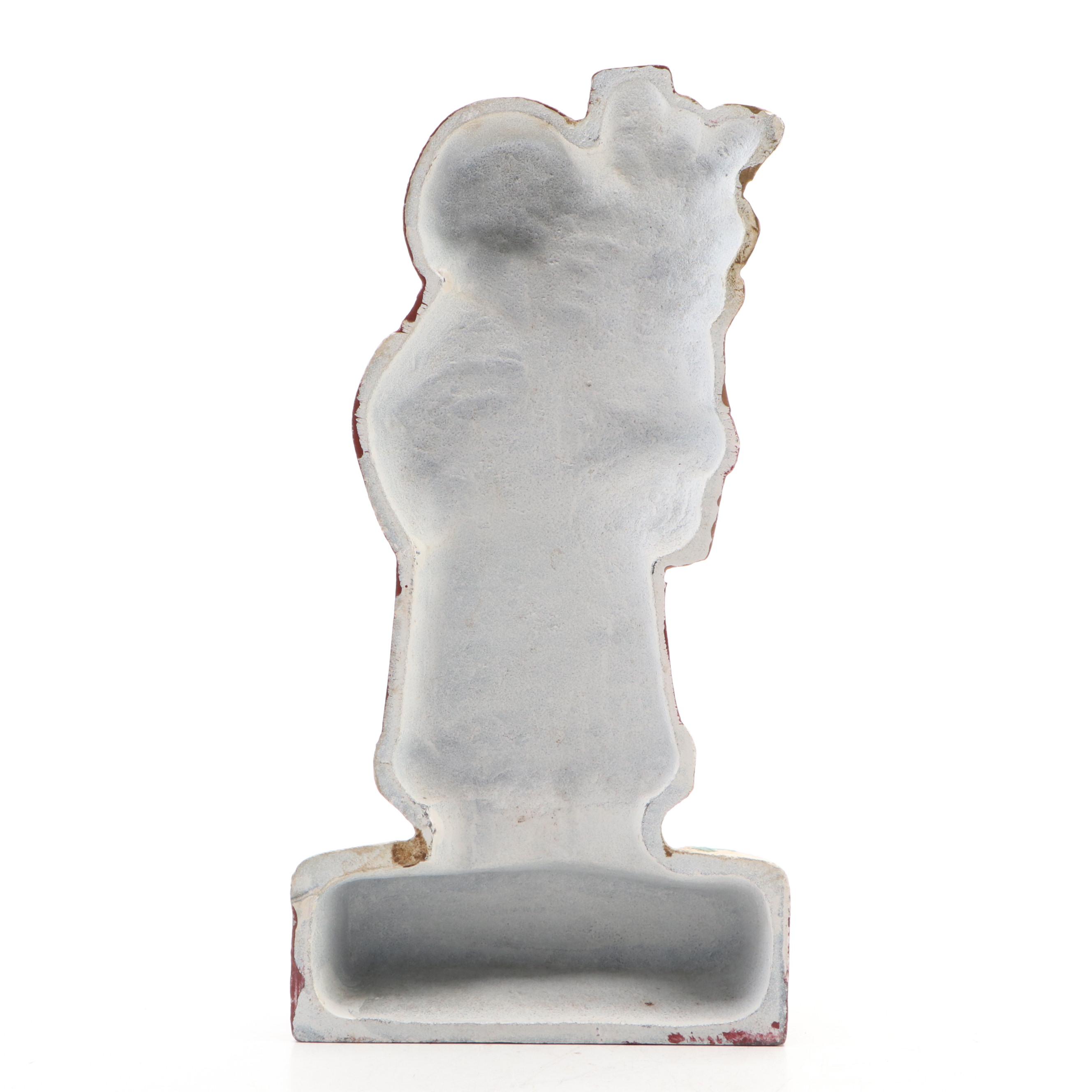 Joyeux Noël Santa Claus Cast Iron Doorstop