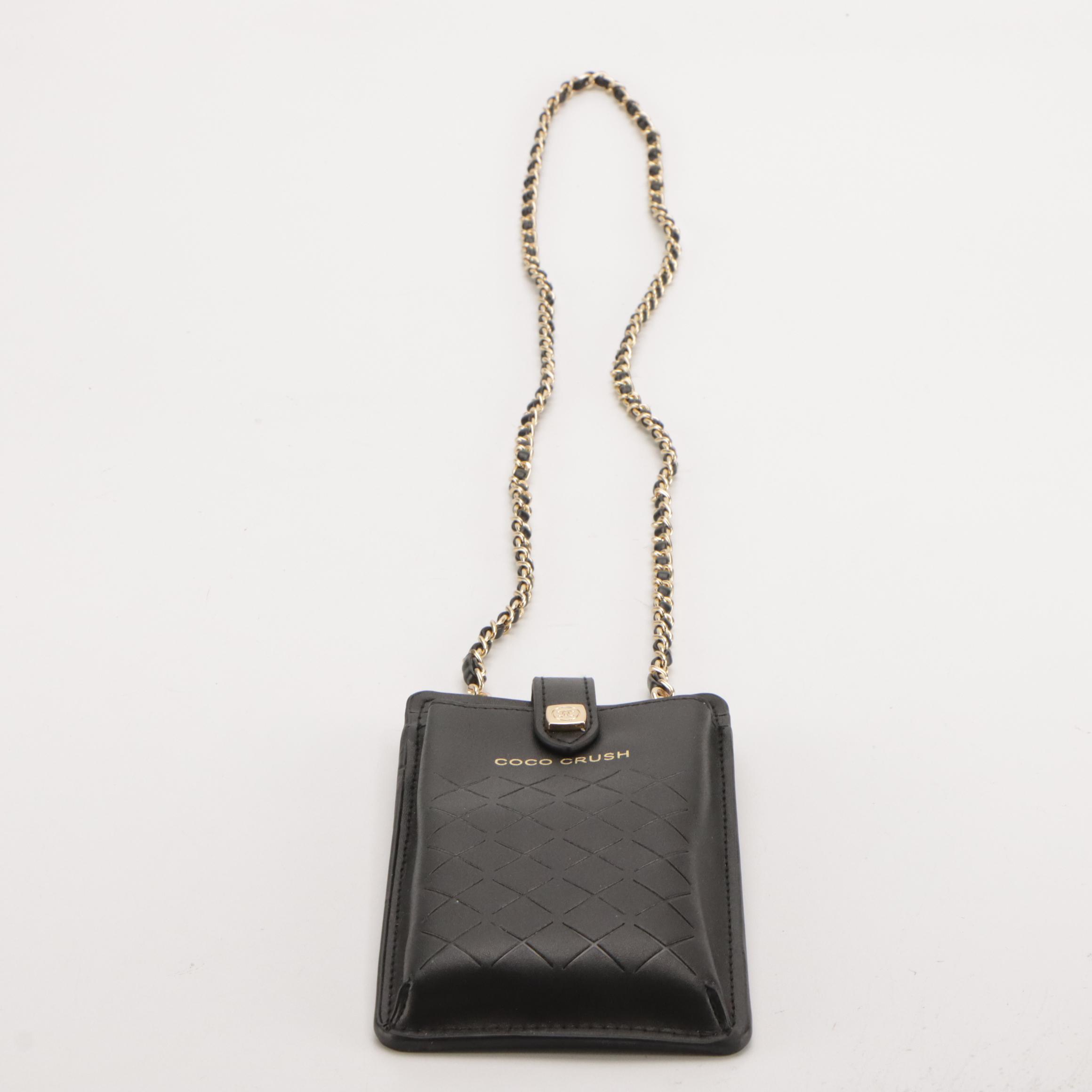Chanel Joaillerie Coco Crush Promotional Crossbody Phone Wallet on Chain in Box