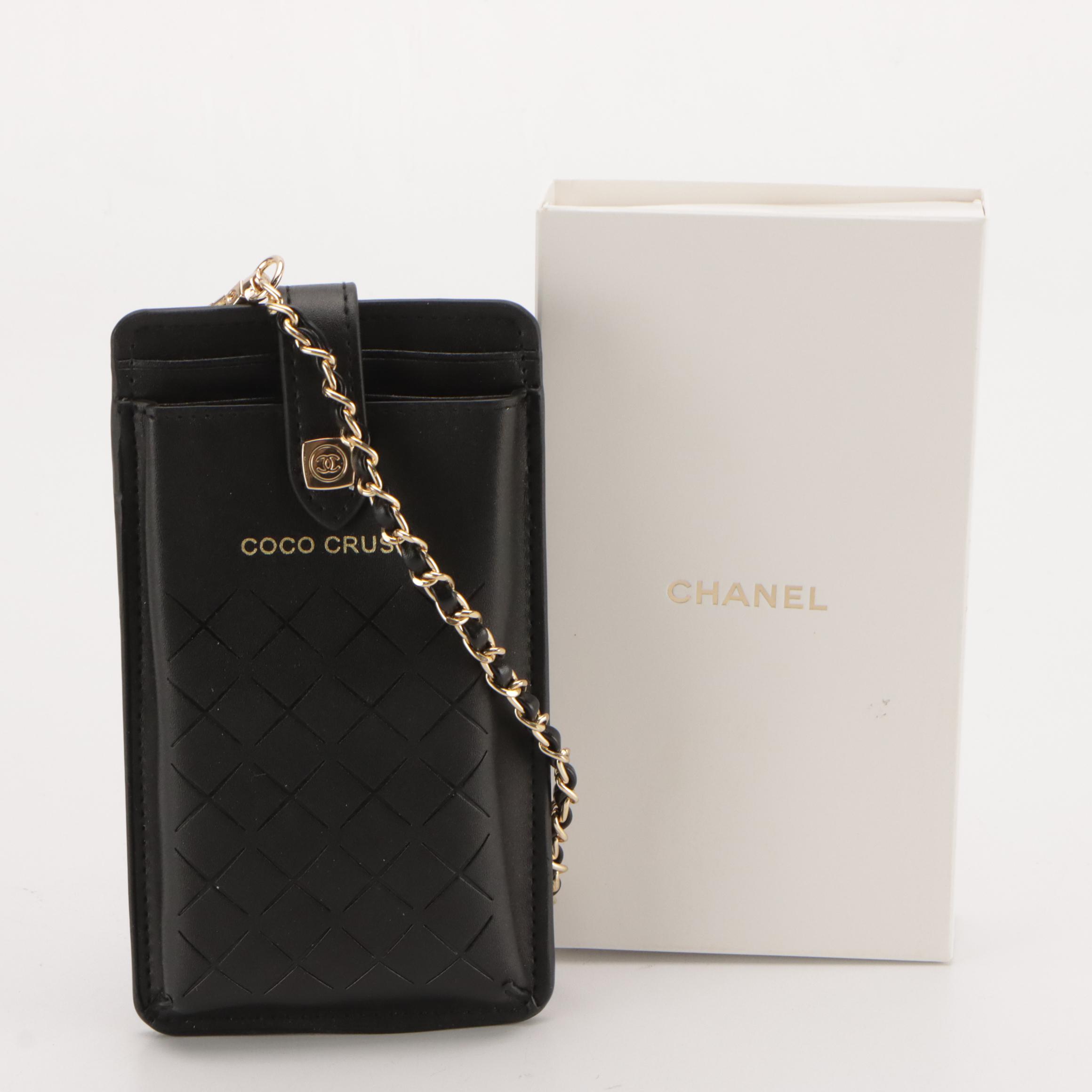 Chanel Joaillerie Coco Crush Promotional Crossbody Phone Wallet on Chain in Box