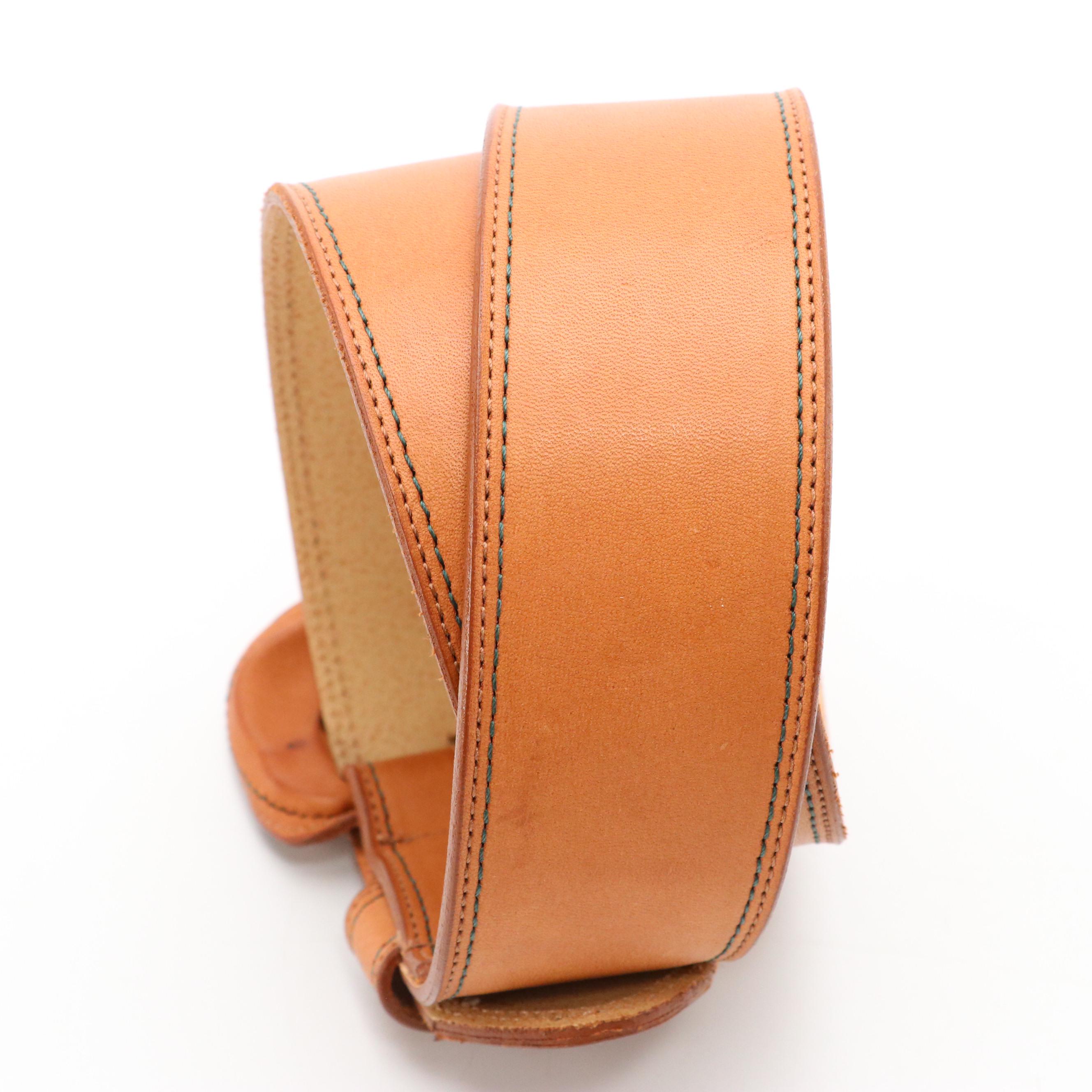 Salvatore Ferragamo Monogram Logo Suede Belt, Catherine Dial Easley Leather Belt