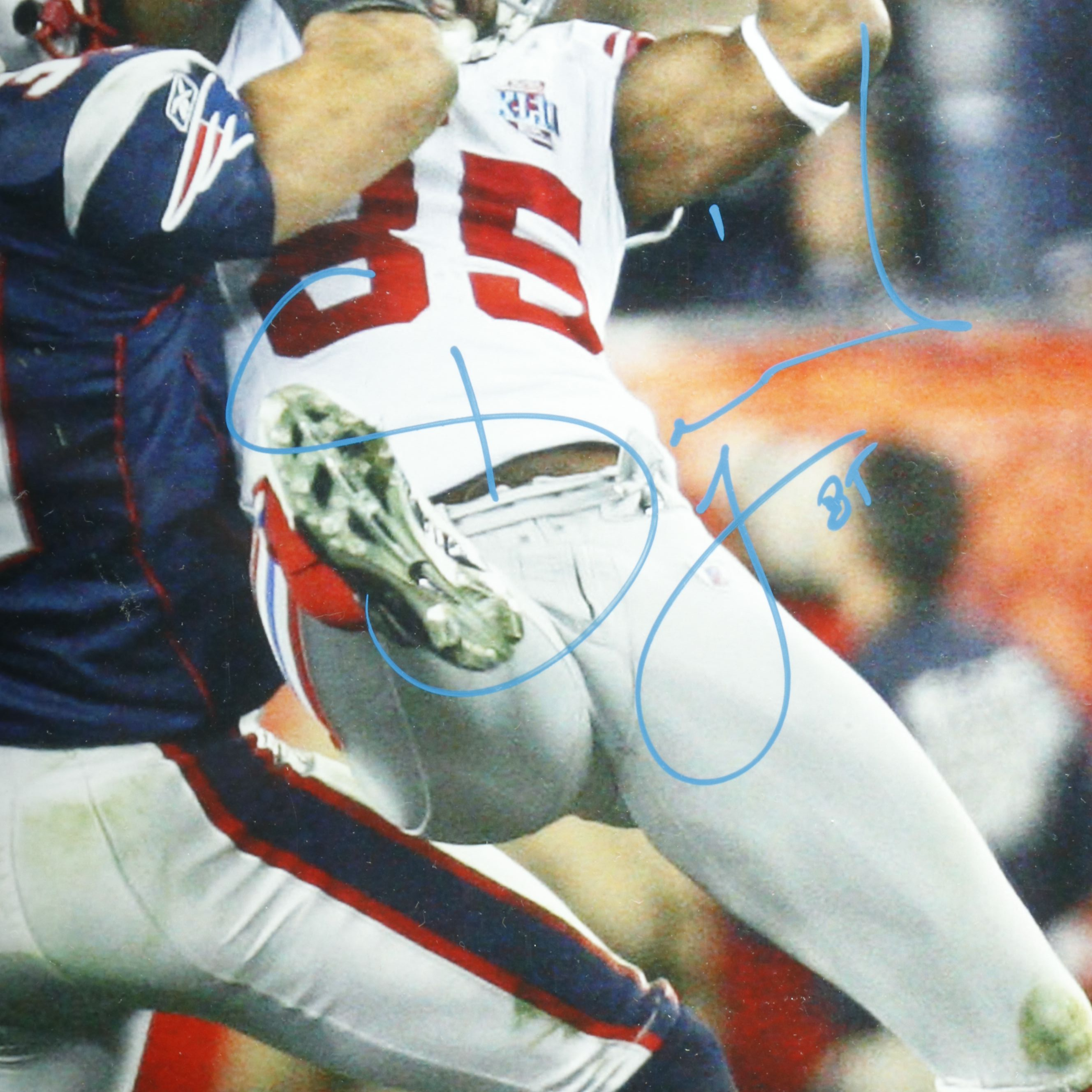 David Tyree Signed “Helmet Catch” New York Giants Super Bowl Print, JSA