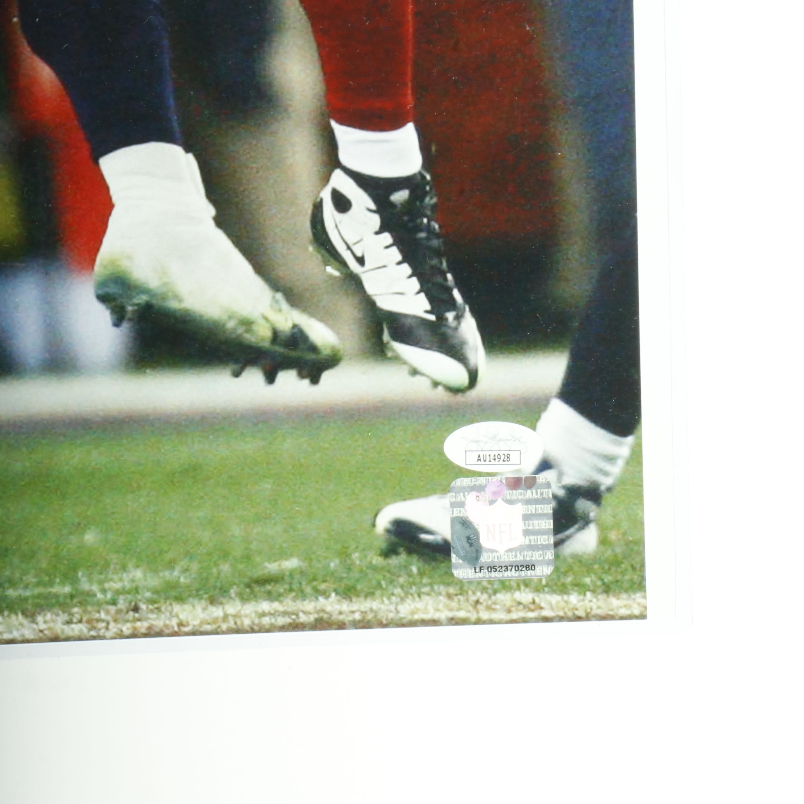 David Tyree Signed “Helmet Catch” New York Giants Super Bowl Print, JSA