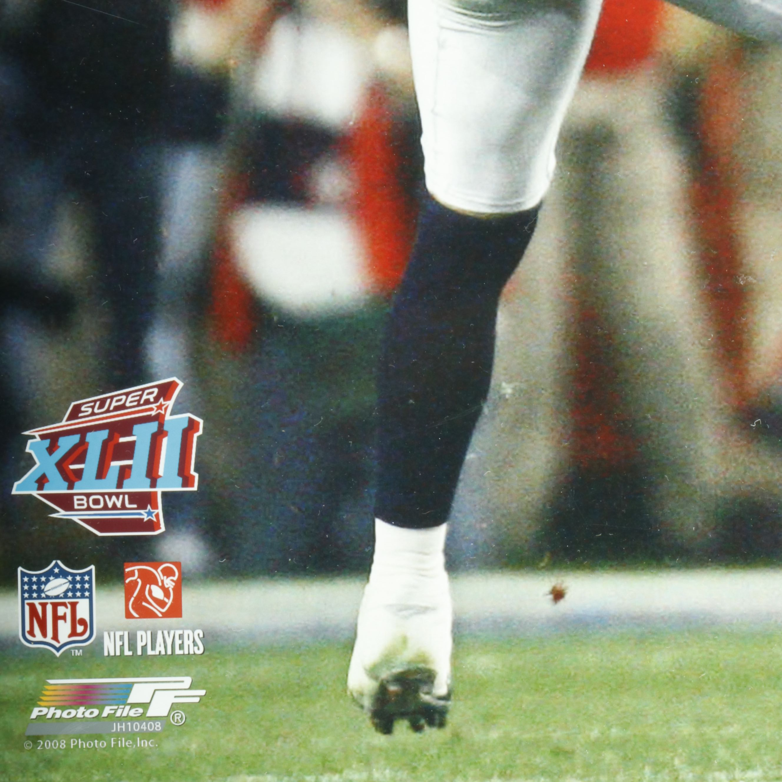 David Tyree Signed “Helmet Catch” New York Giants Super Bowl Print, JSA