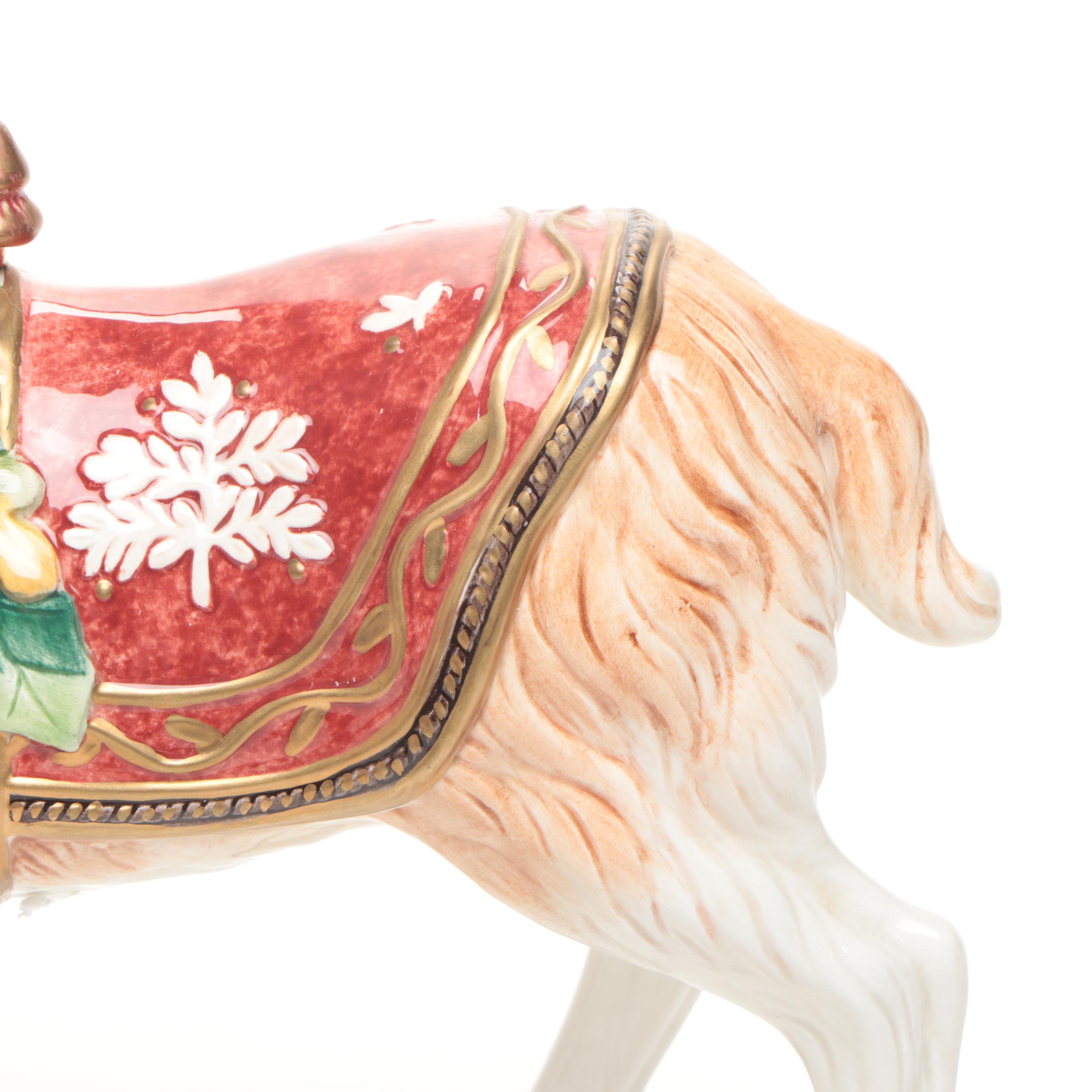 Fitz & Floyd "Holiday Solstice" Reindeer