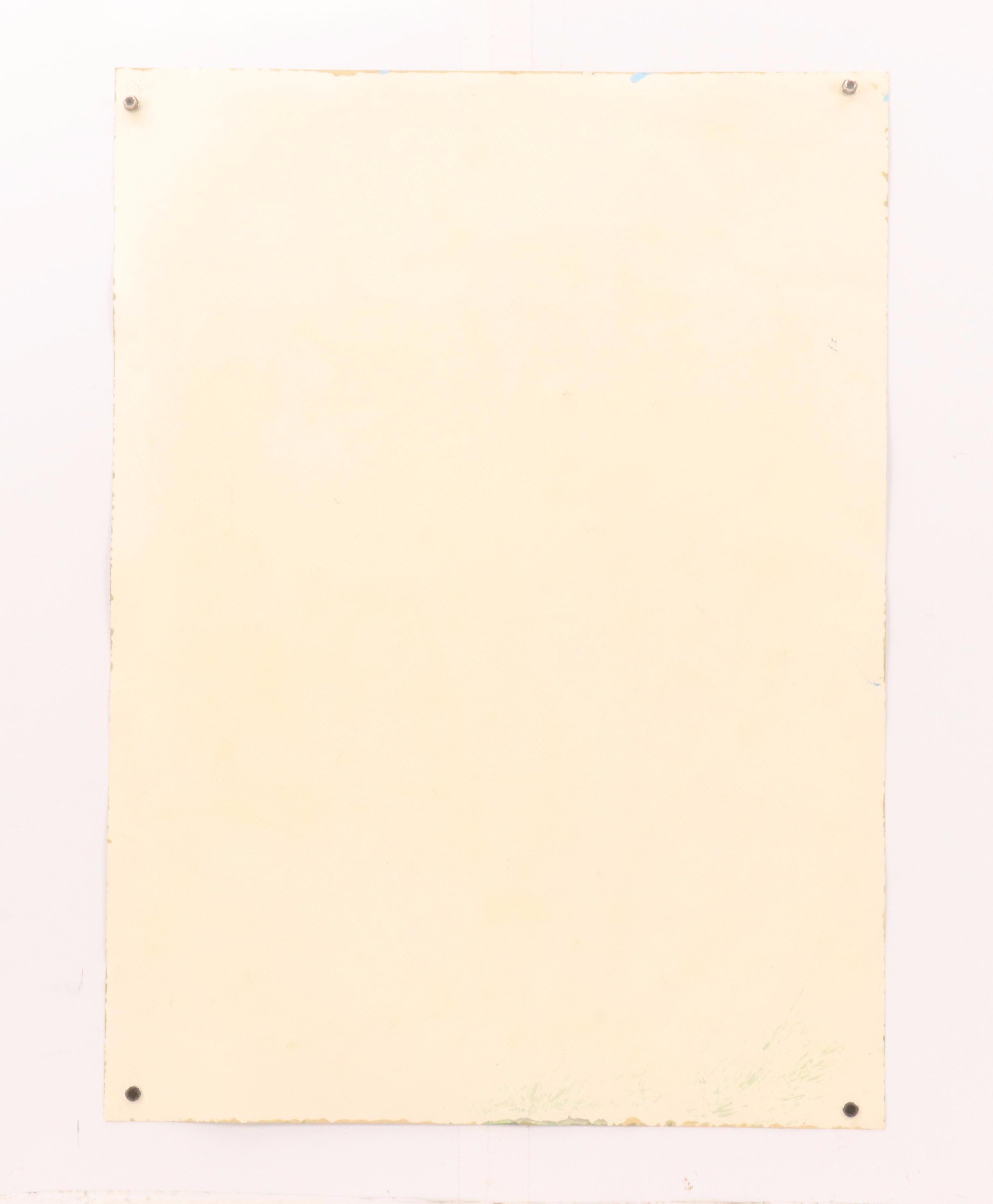 Harry Hilson Acrylic Painting with Abstract Landscape