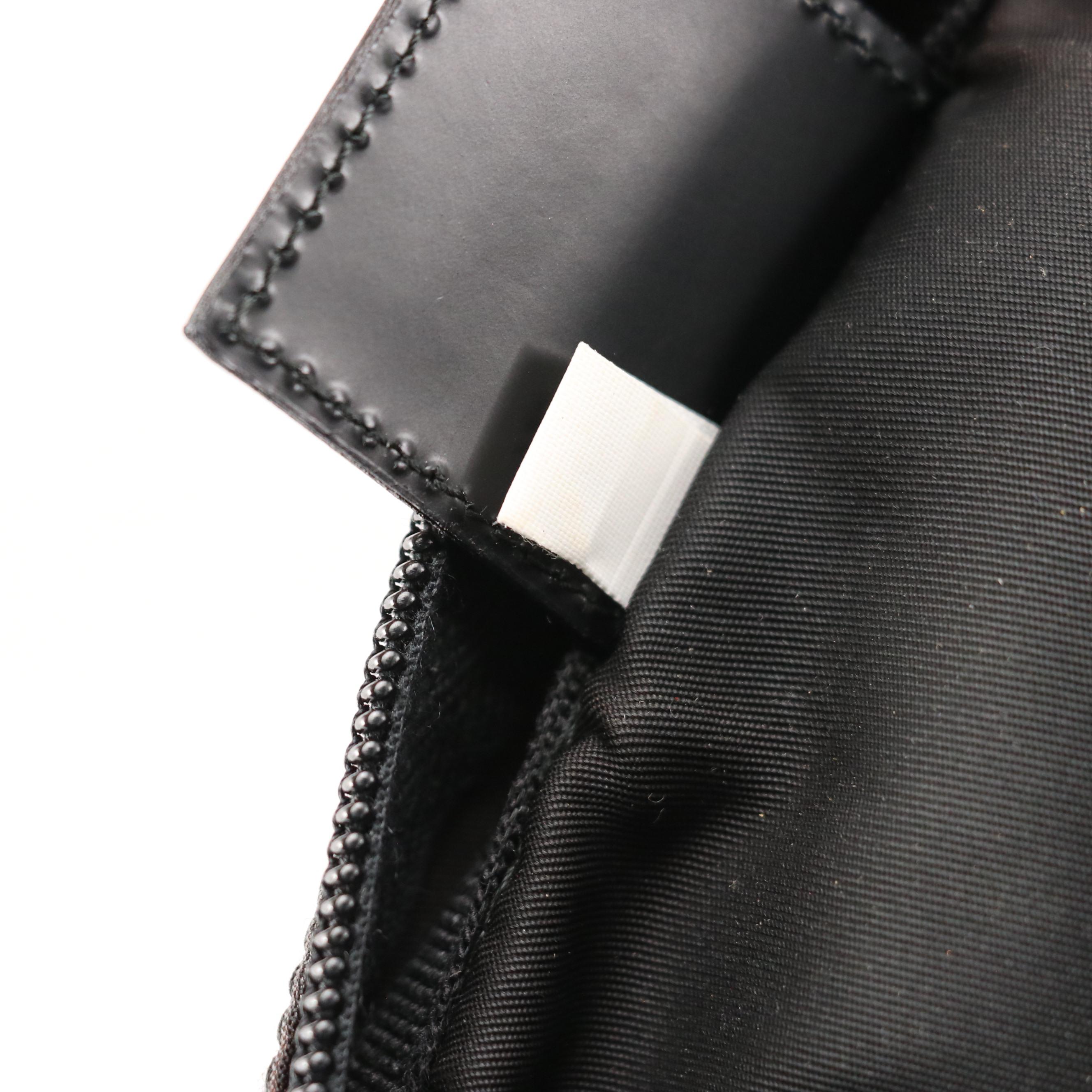 Prada Black Tessuto Nylon Zip Pouch